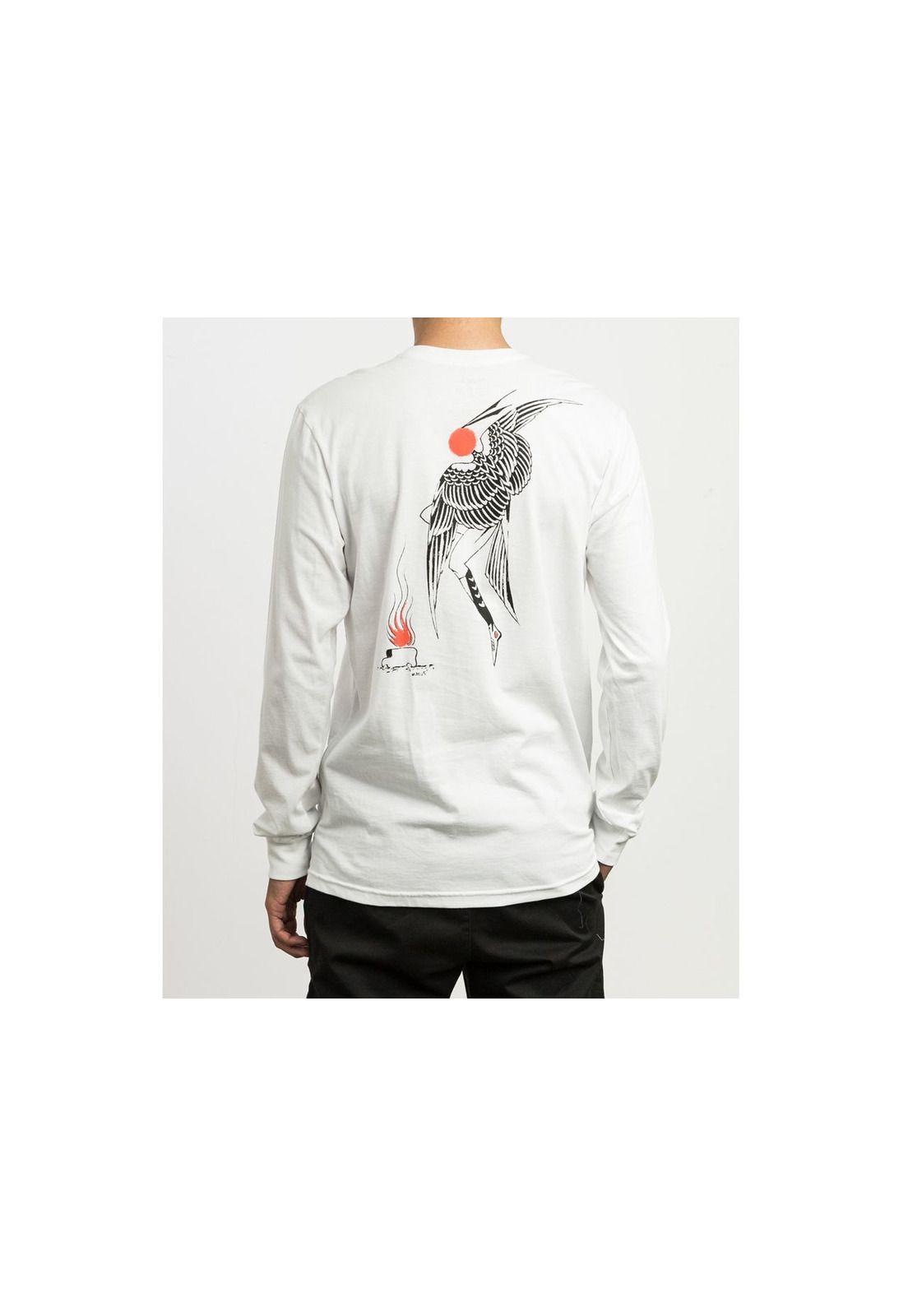 Polera Manga Larga Fire Dance Ls White-3