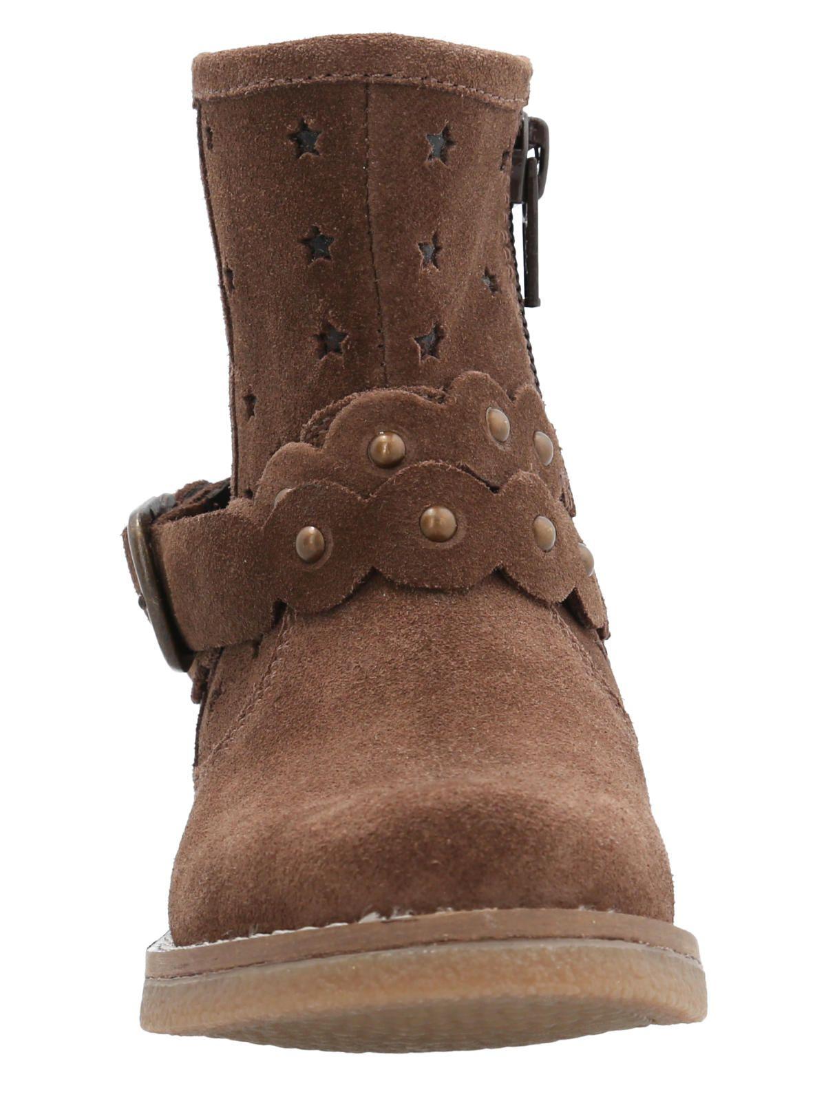 Botin Cuero Odessa Niña Café-6