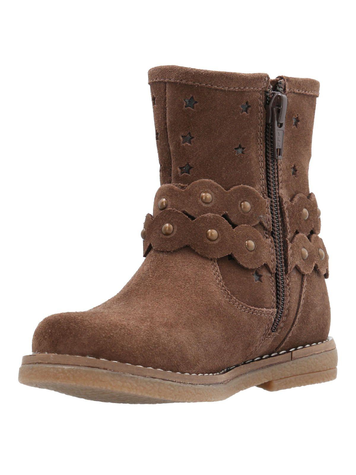 Botin Cuero Odessa Niña Café-7