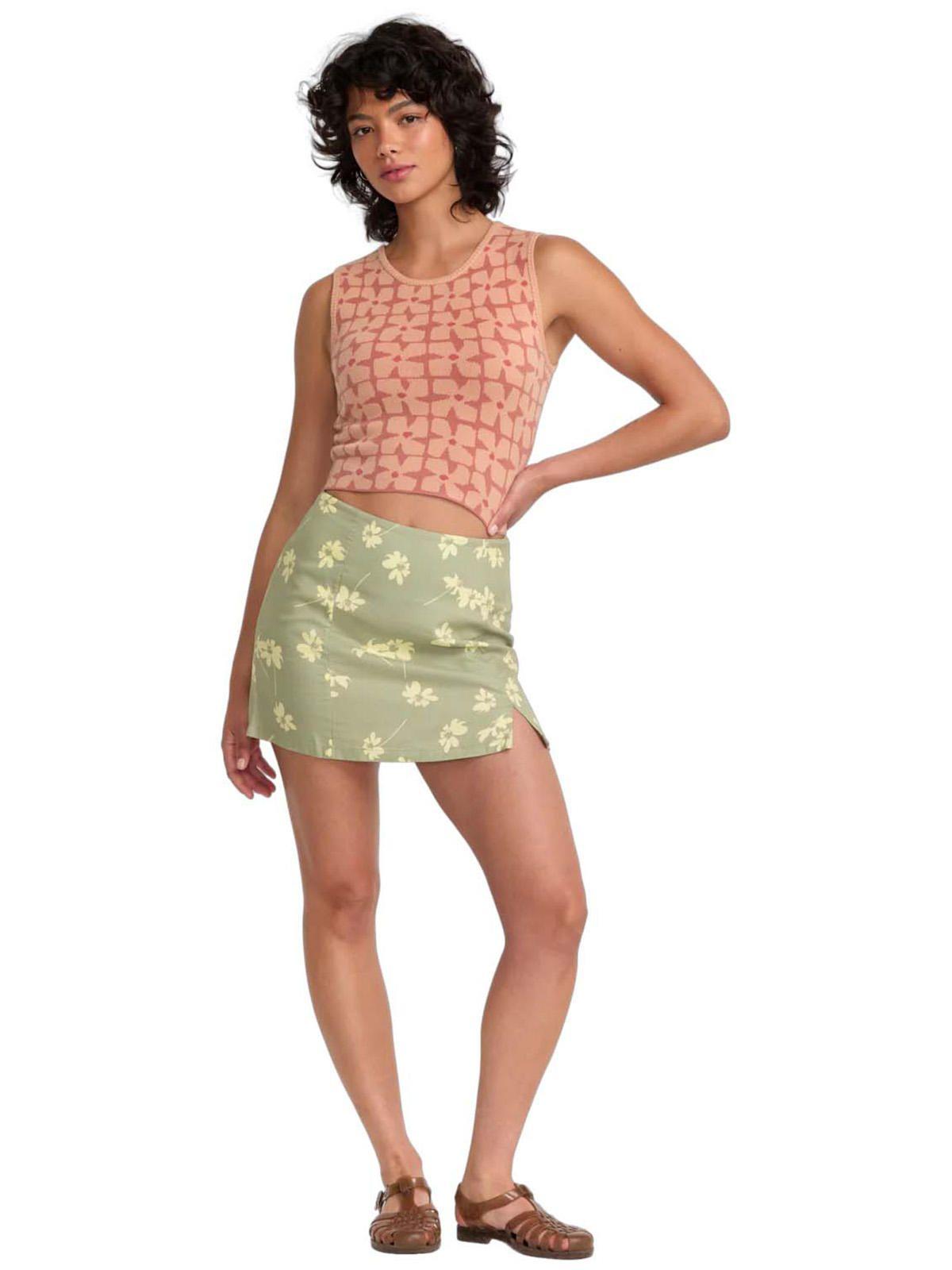 Polera sin mangas Mujer Shiver Sweater Coral Rvca-3