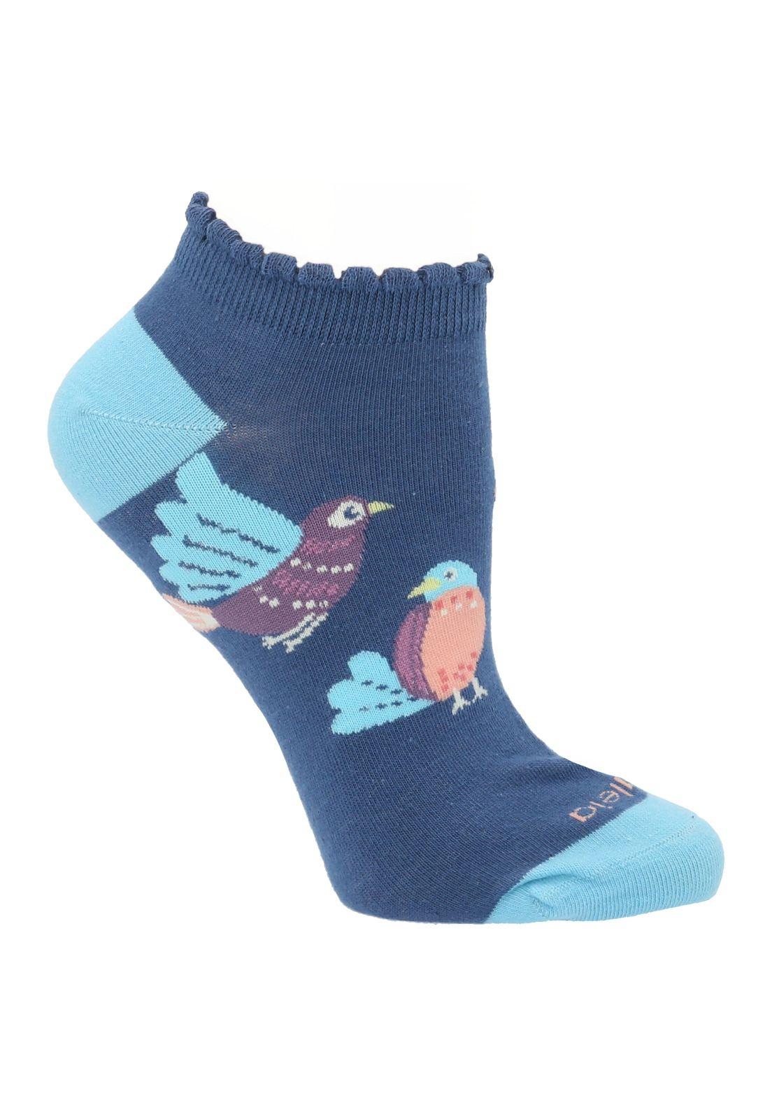 Calcetín Mujer Tort Azul-0