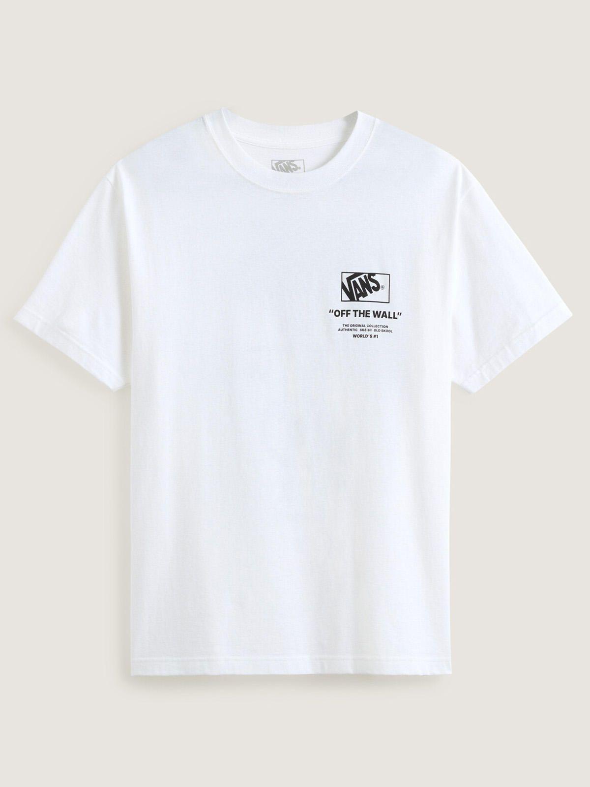 Polera M/C Hombre Stacked Hi Tee Blanco-4