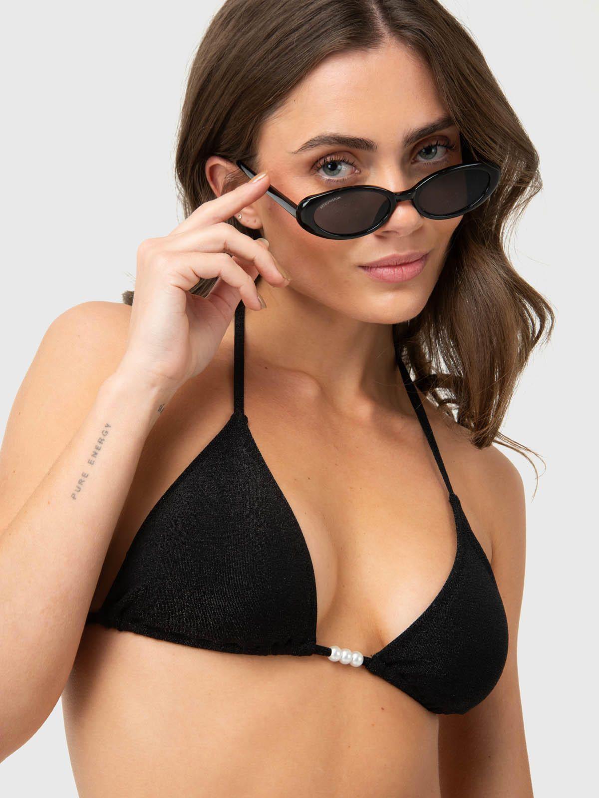 Top Bikini Mujer Bayou Negro-3