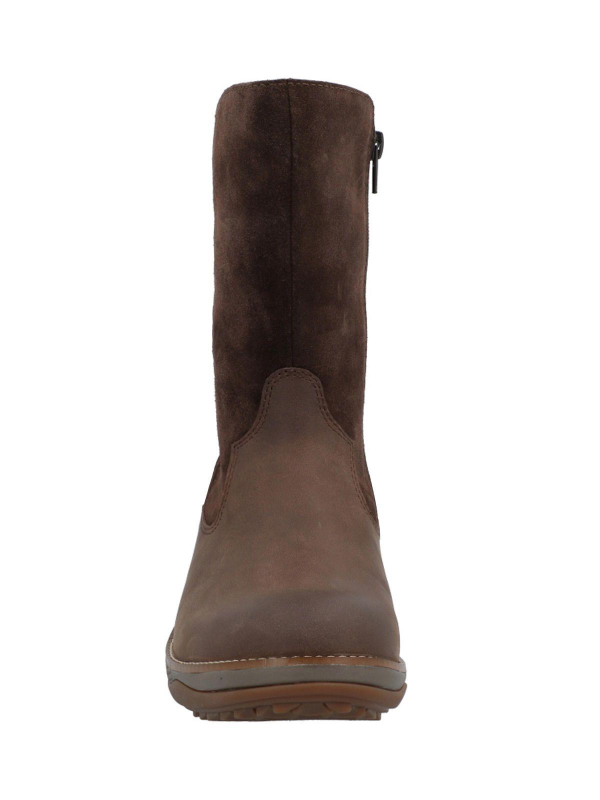 Bota Cuero Mujer Baikal Café-3