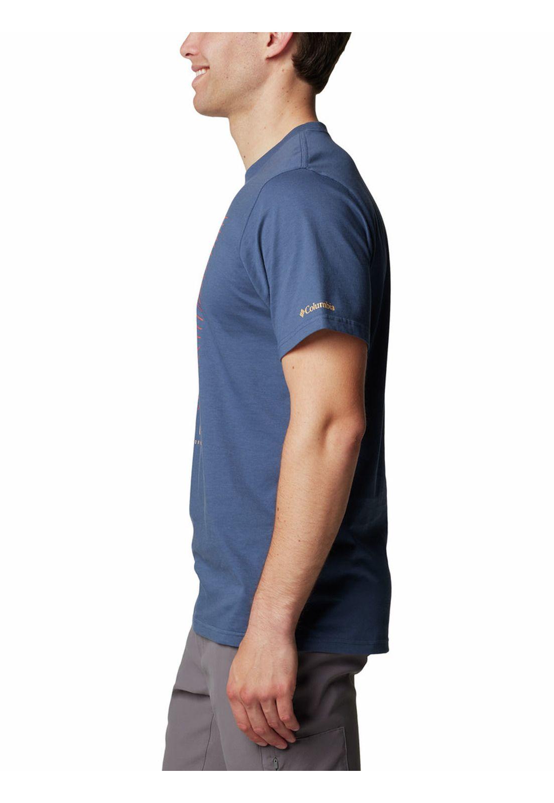 Polera Hombre Csc Seasonal Logo Azul-1