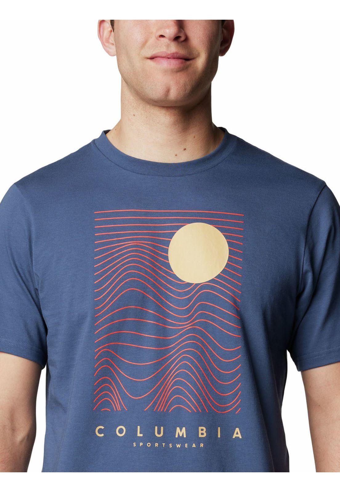 Polera Hombre Csc Seasonal Logo Azul-3