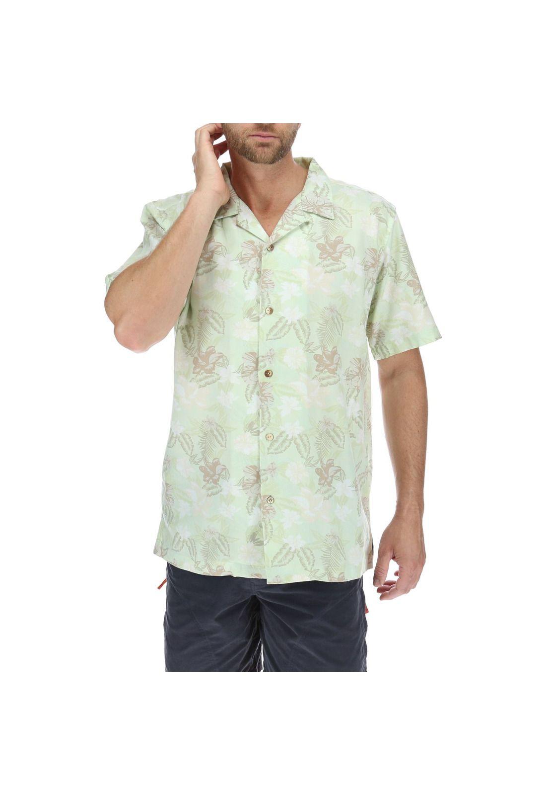 Camisa Hombre Print Beige-0