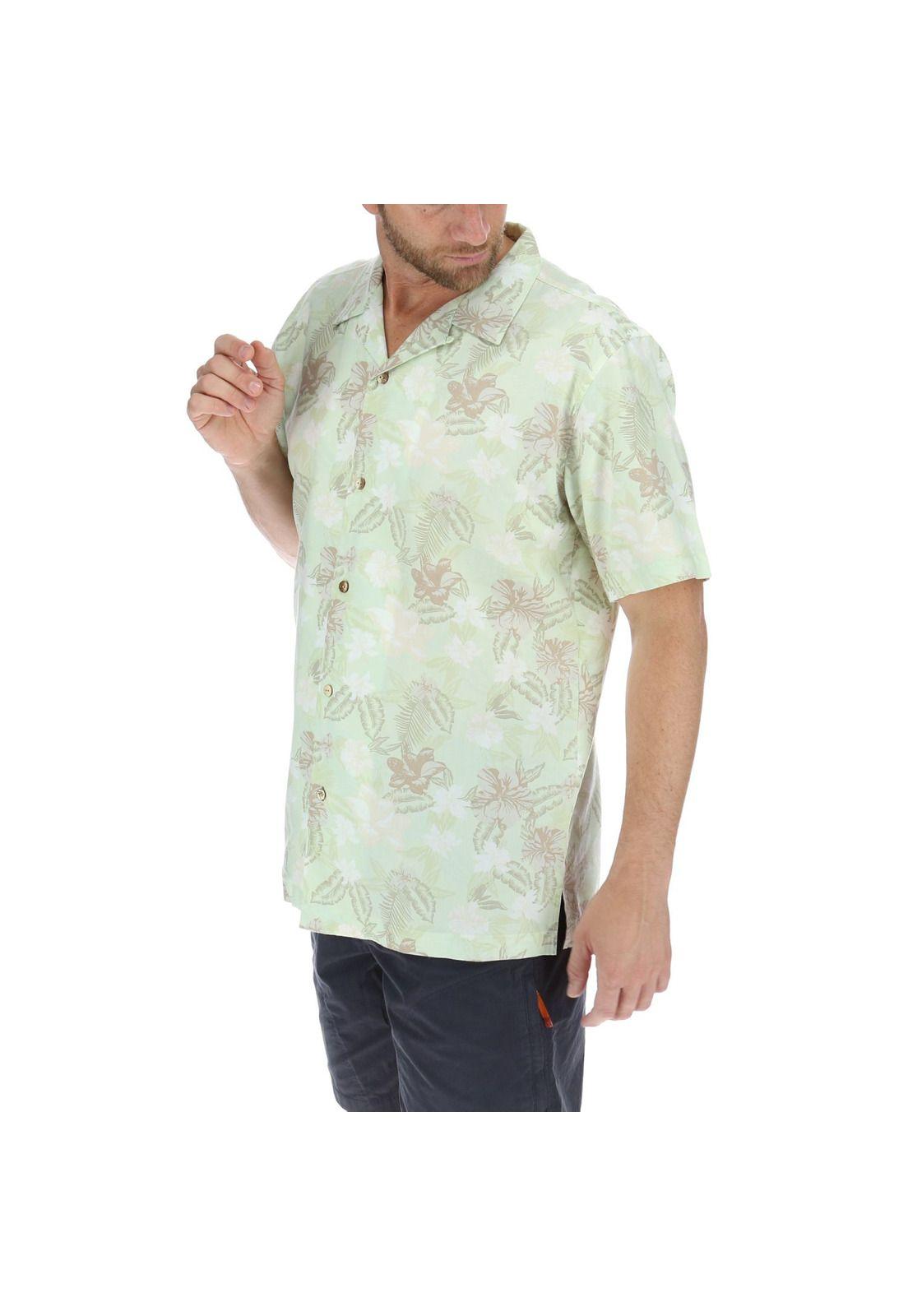 Camisa Hombre Print Beige-1