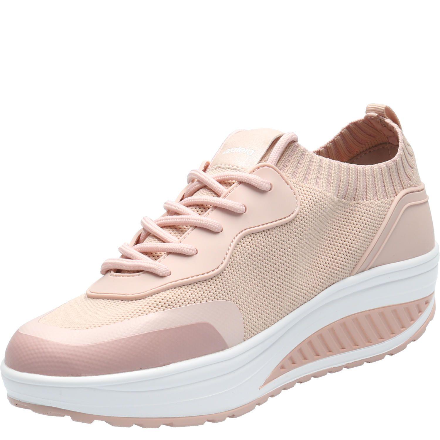 Zapatilla Mujer Comfy Rosado-4