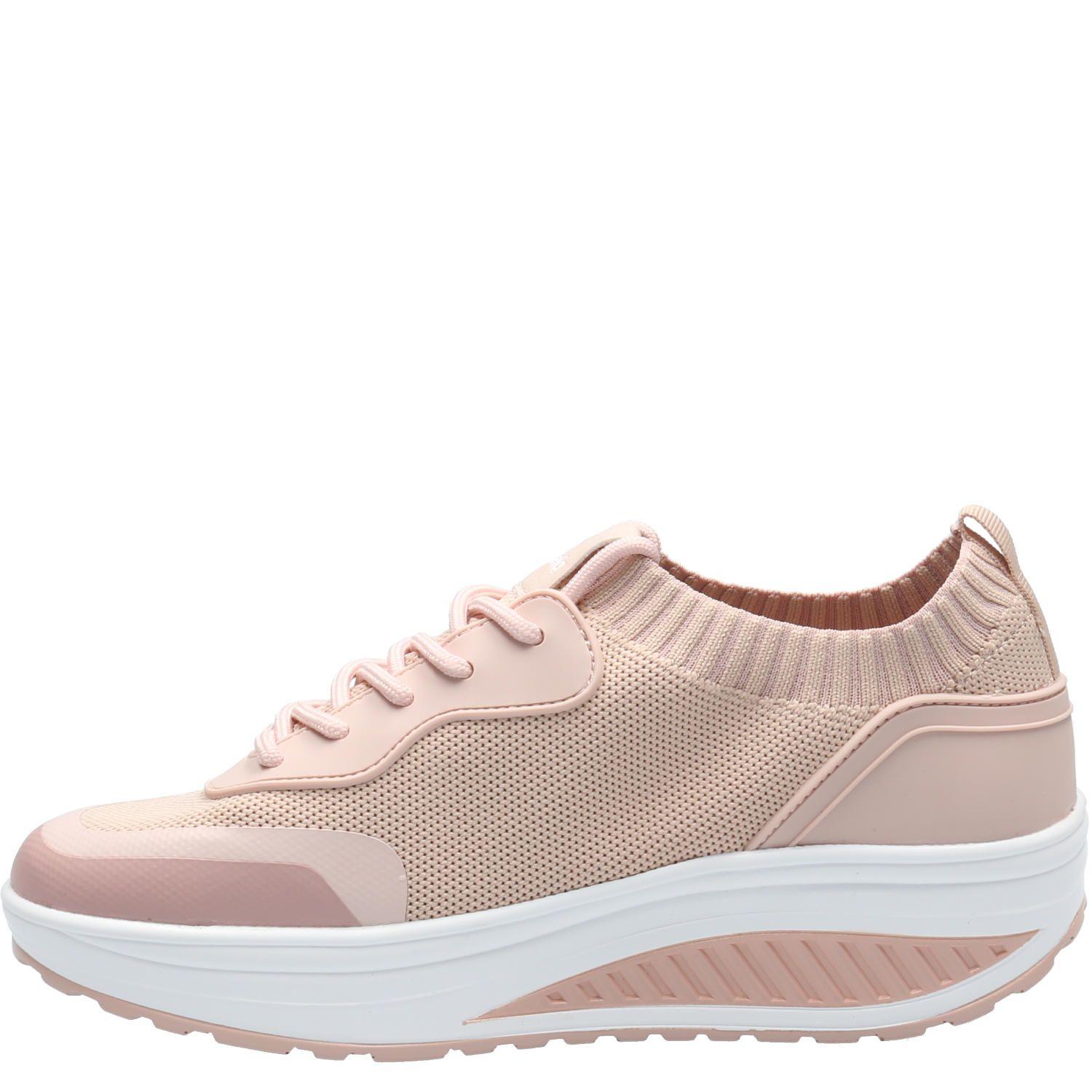 Zapatilla Mujer Comfy Rosado-5