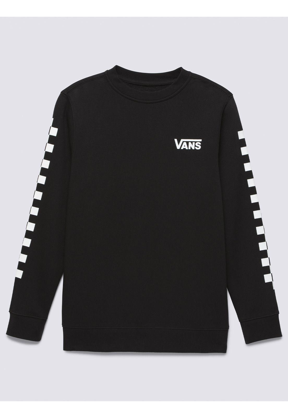 Polerón Exposition Check Cre Negro Niño-5