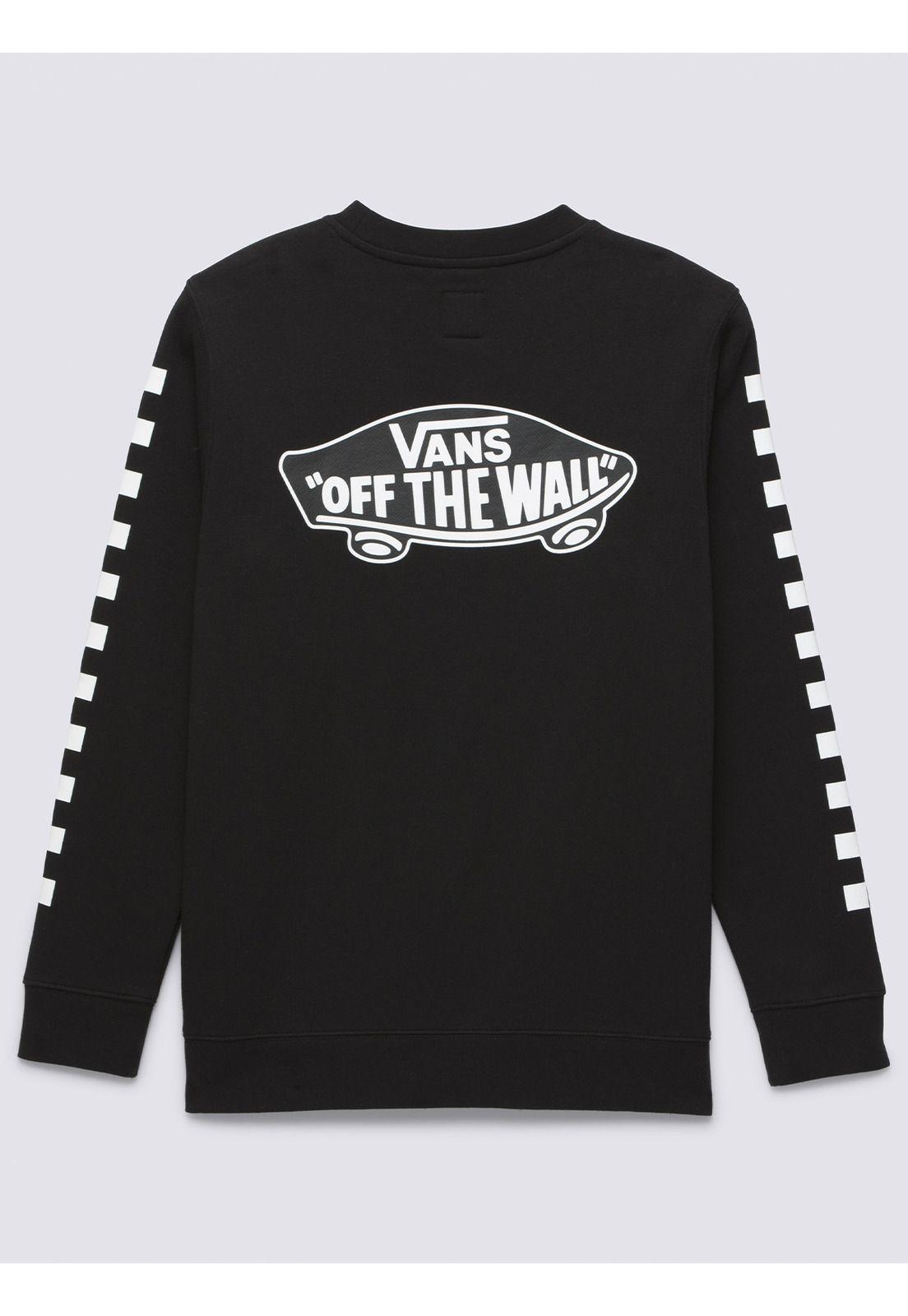 Polerón Exposition Check Cre Negro Niño-6