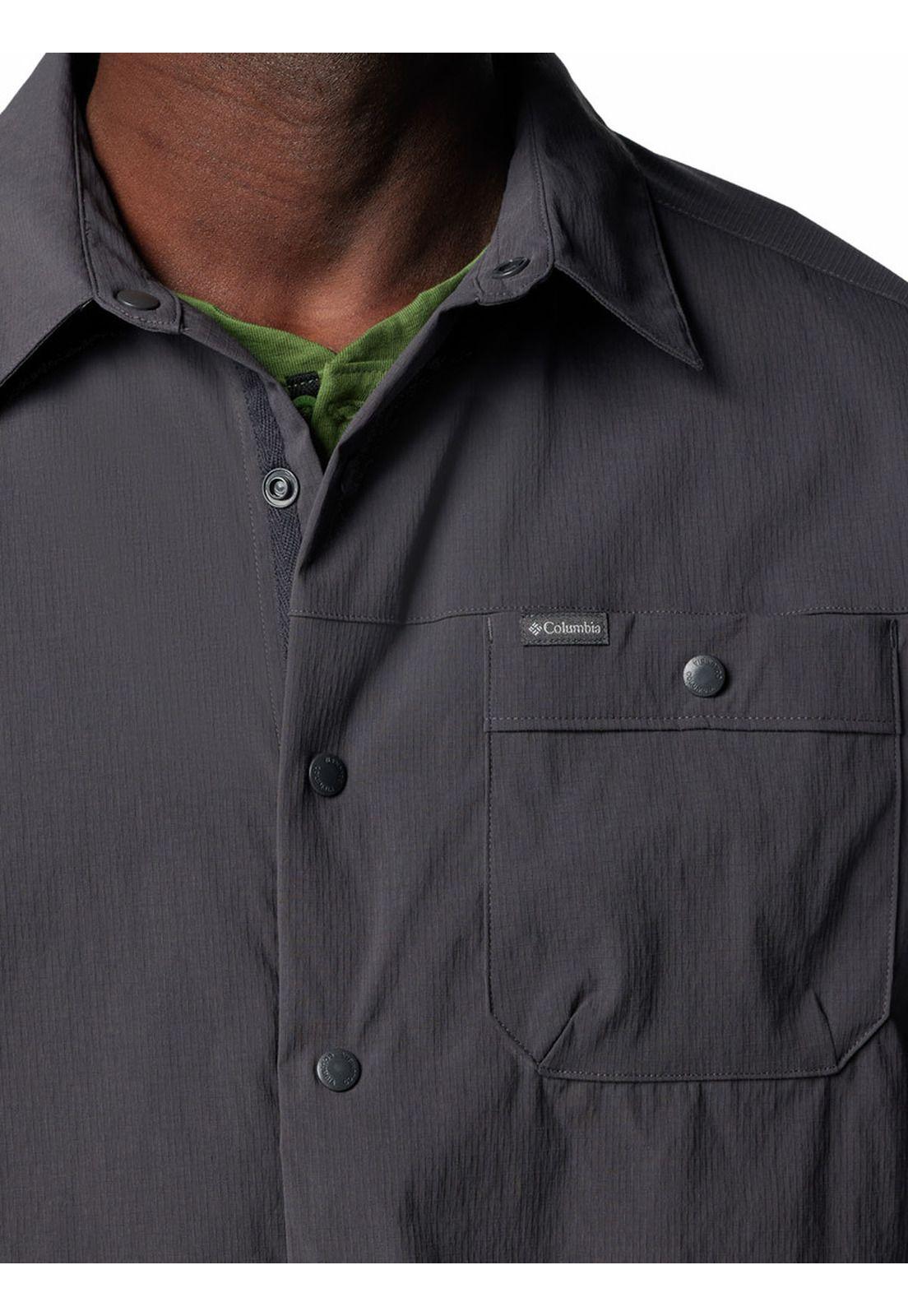 Camisa Hombre Landroamer Ripstop Gris-4
