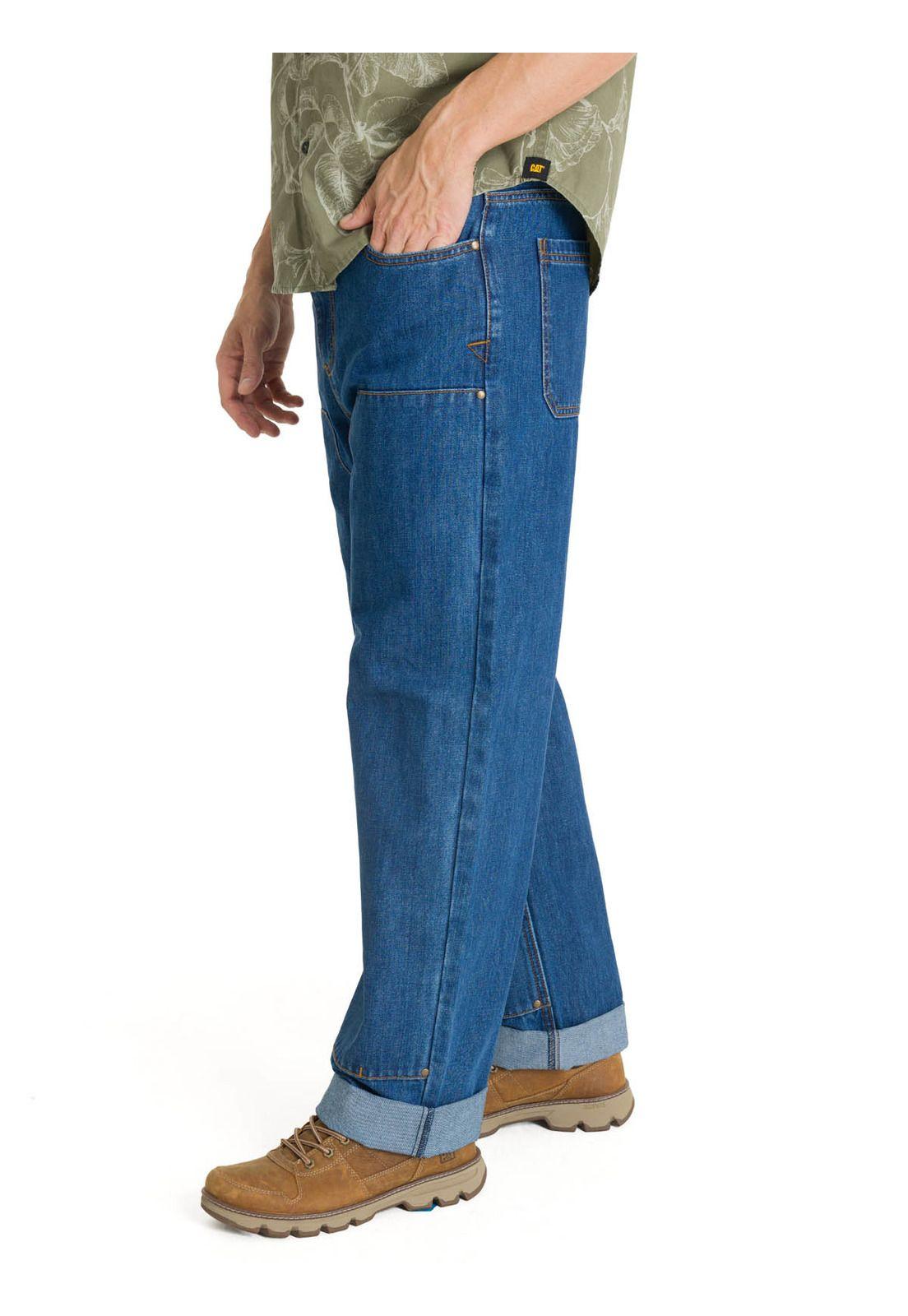 Jeans Hombre Double Front Azul-1