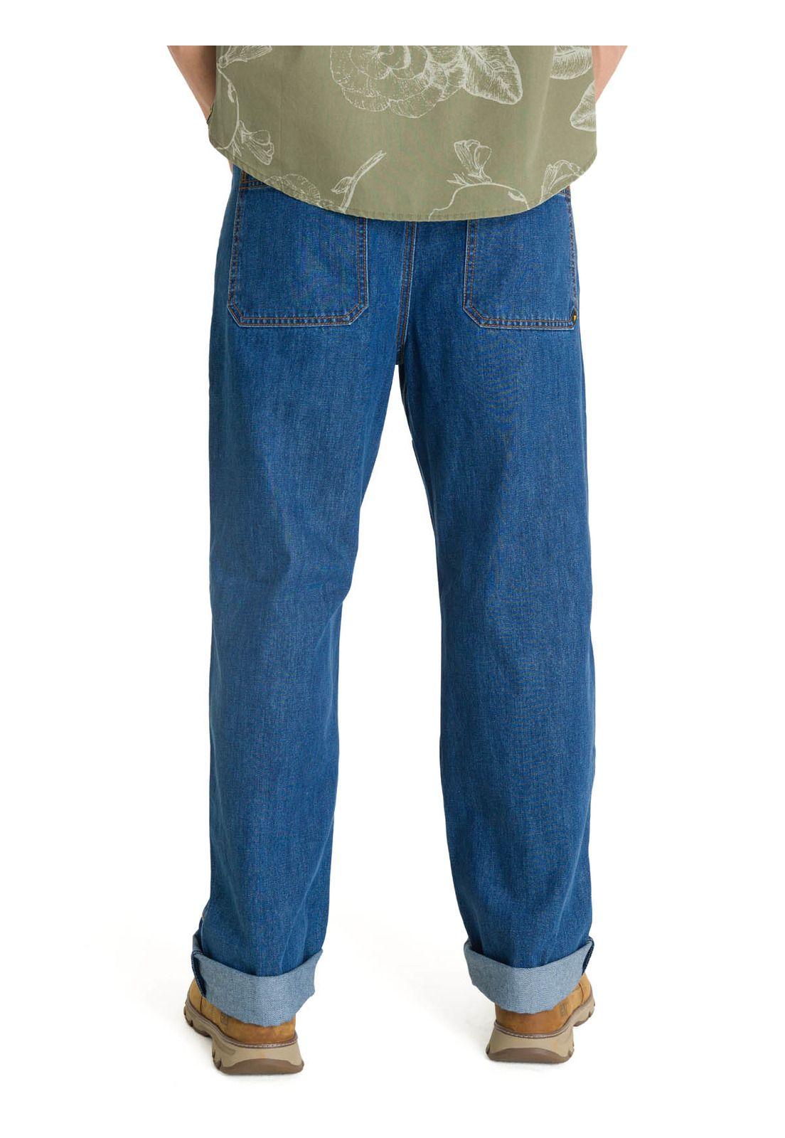 Jeans Hombre Double Front Azul-3