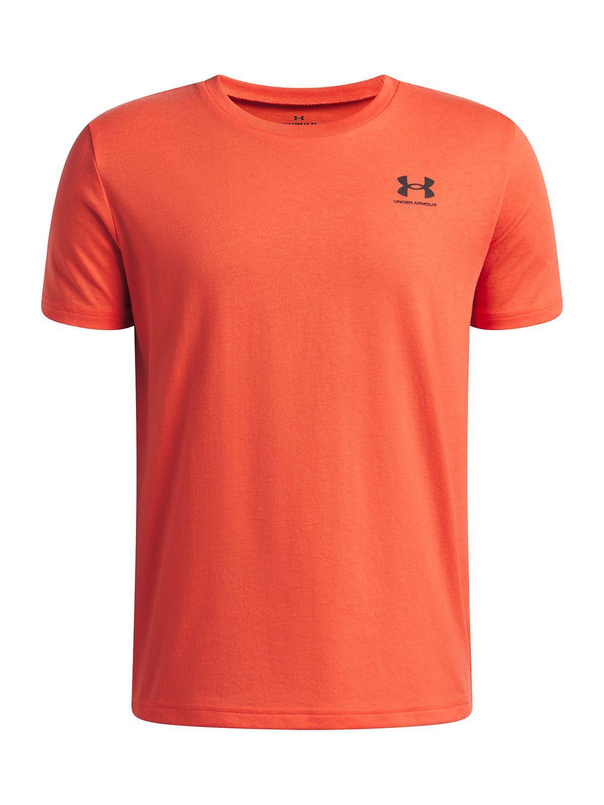 Polera M/C Niño Sportstyle Left Chest Polera Roja-0