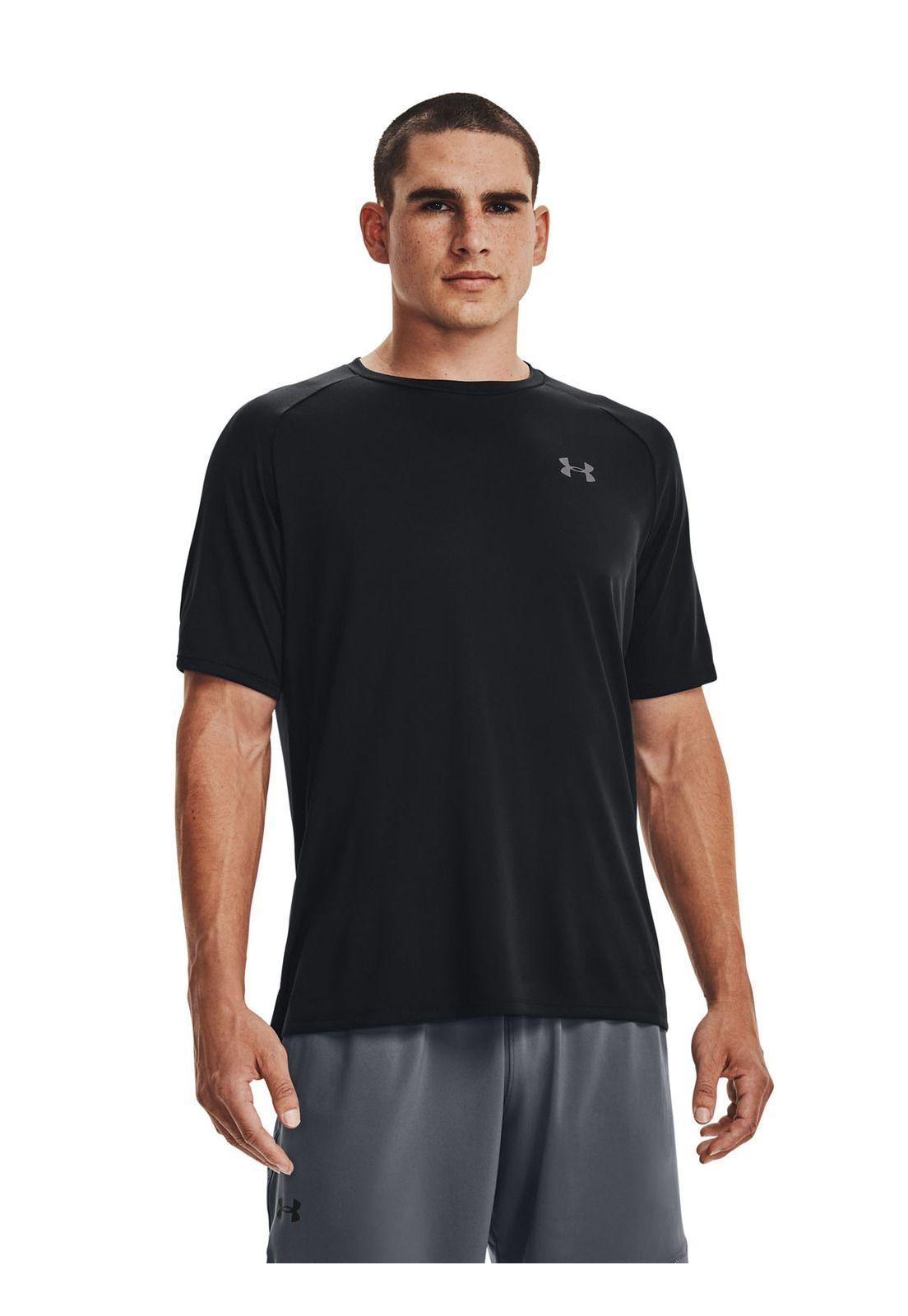 Polera manga corta Tech 2.0 hombre Negro-3