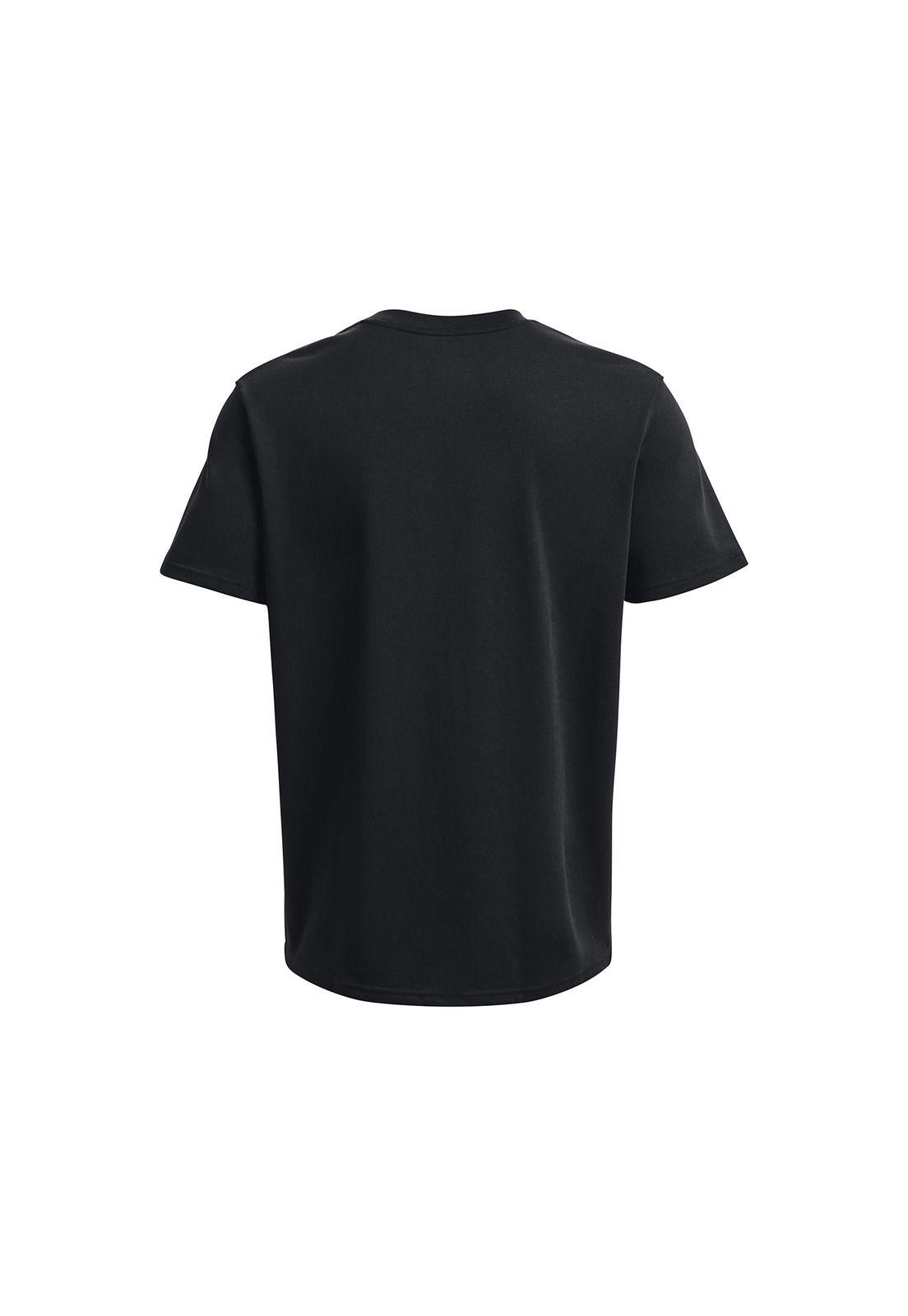 Polera M/C Baseball Hw Curry 30 Negro Hombre-1