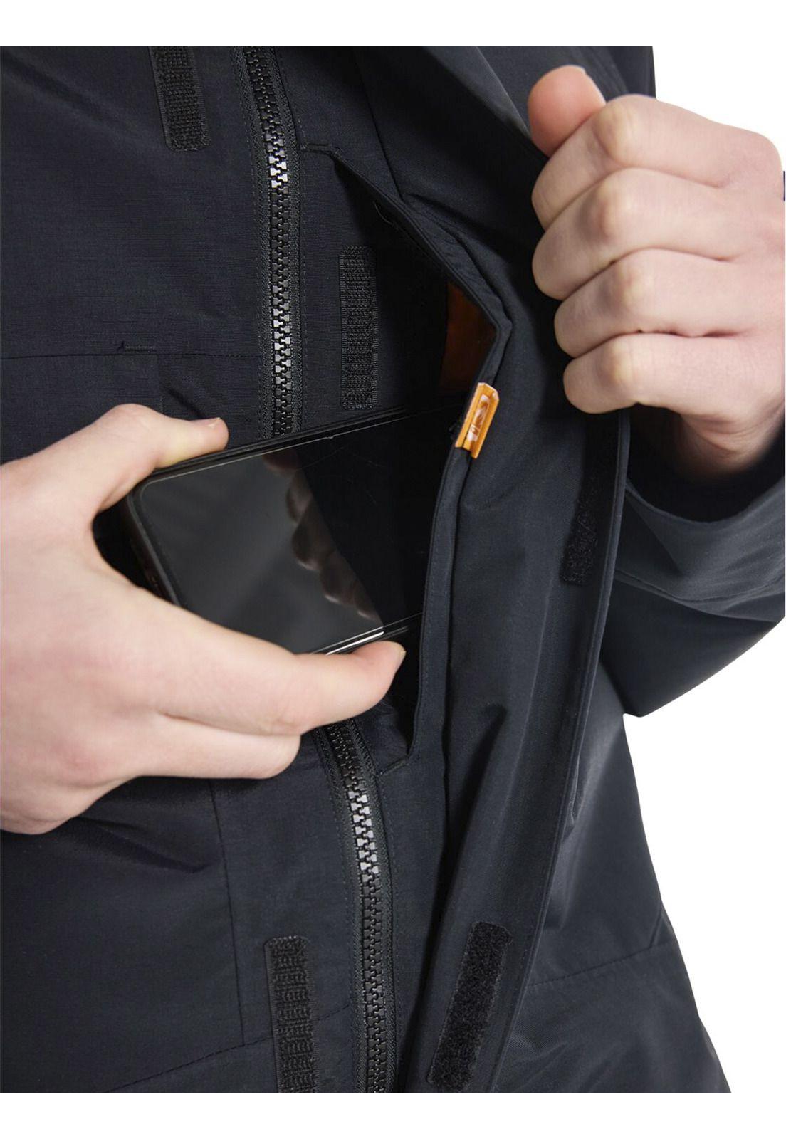 Chaqueta Hombre Impermeable Covert 2.0 Negra-5