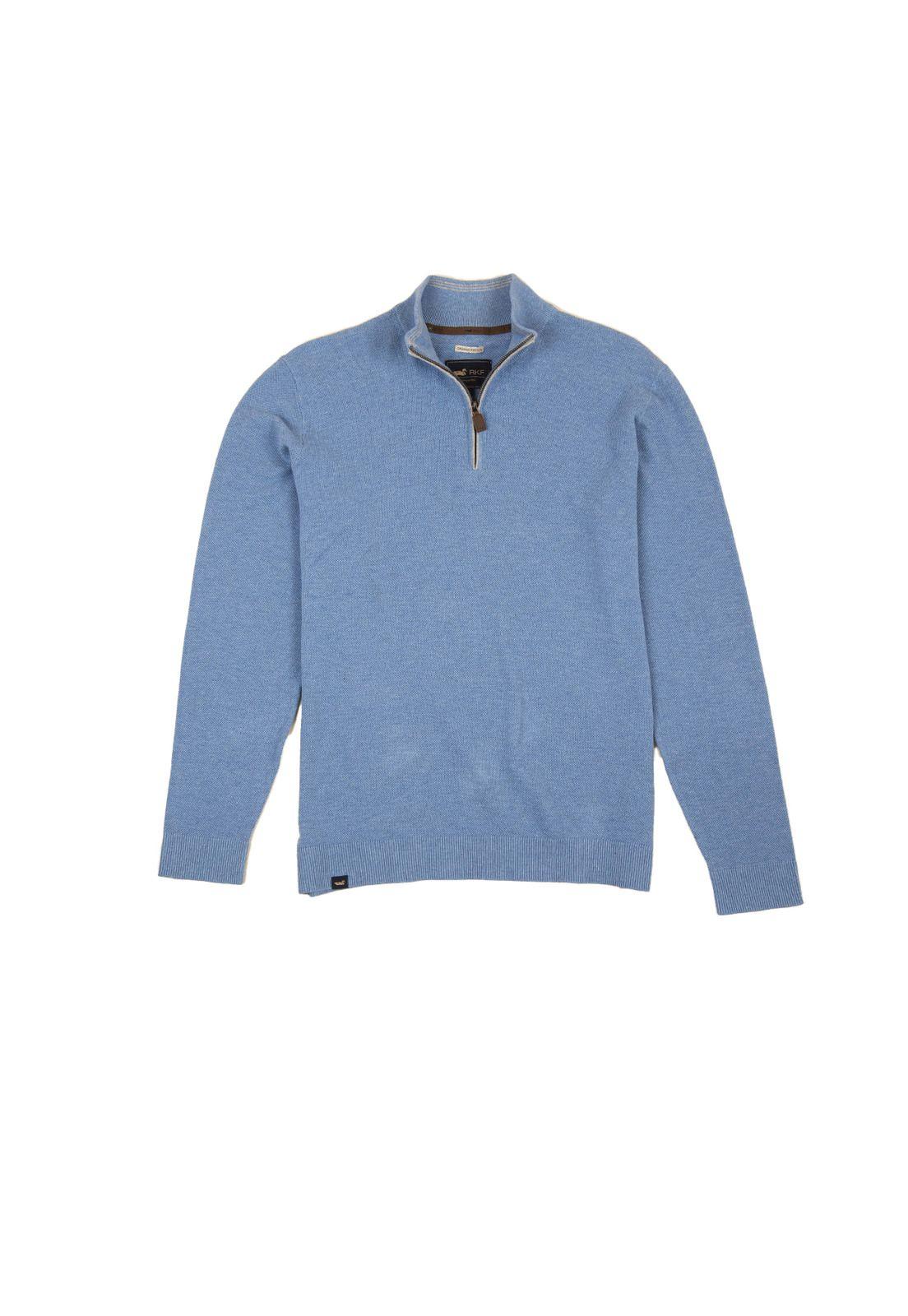 Polerón Algodón Orgánico Hombre Bilbao Celeste-0