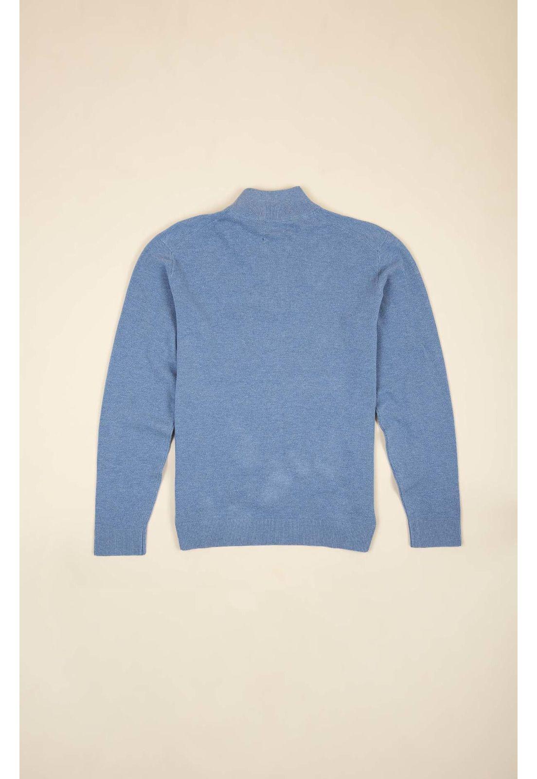 Polerón Algodón Orgánico Hombre Bilbao Celeste-1