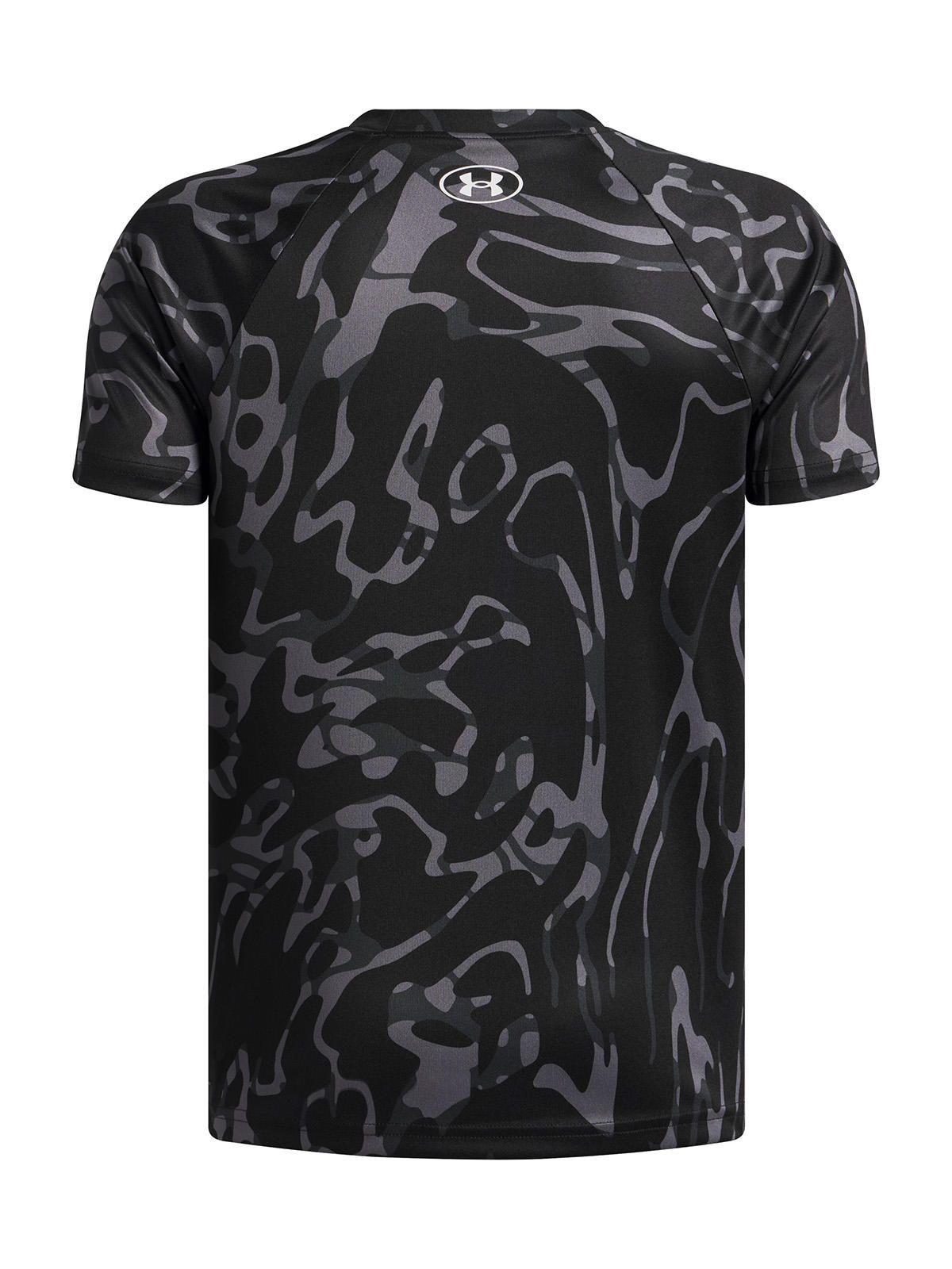 Polera M/C Negro Niño Tech Big Logo Ss-1