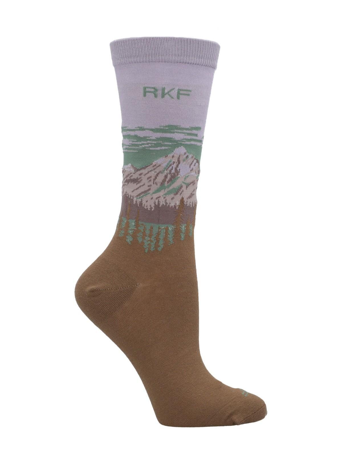 Calcetín Bambú Mujer Diff Mountain Morado-2