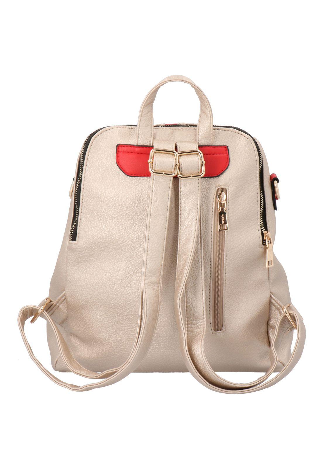 Mochila Mujer Jedo Backpack Dorado Mujer-2