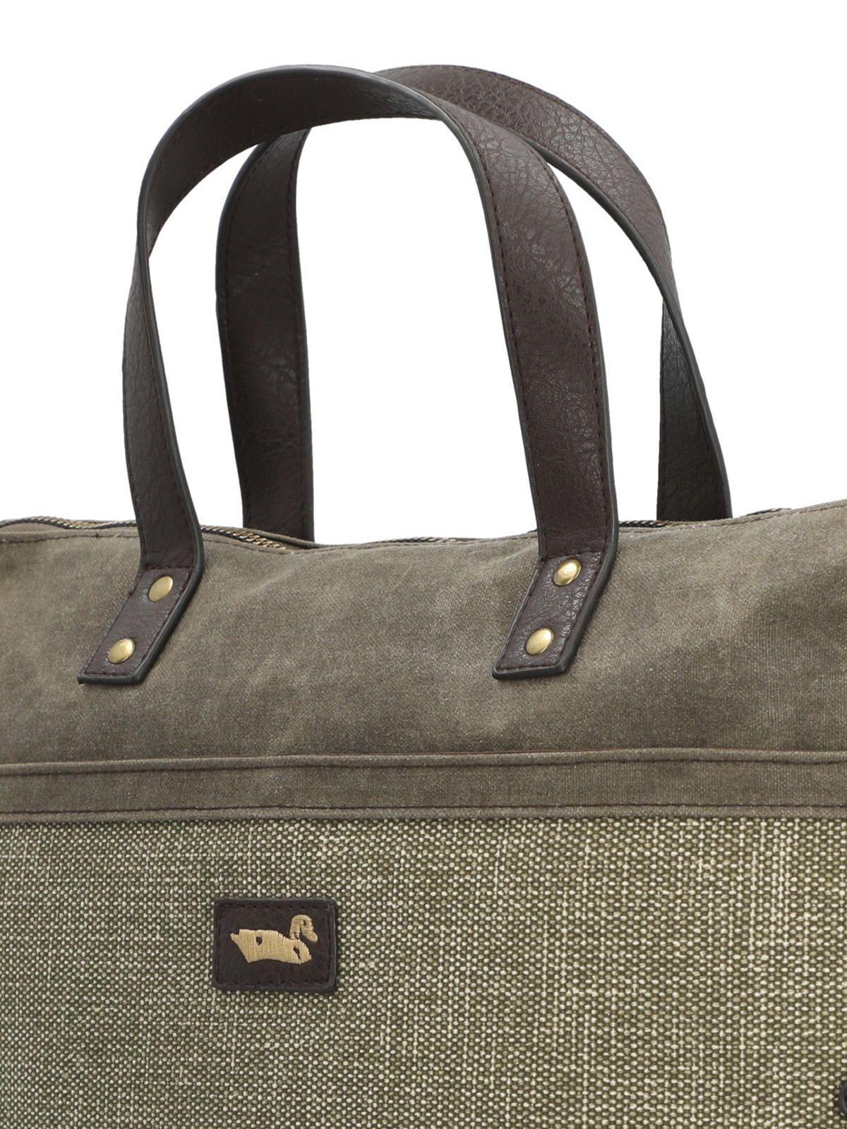 Cartera Textil Mujer Qori Tote Taupe-1