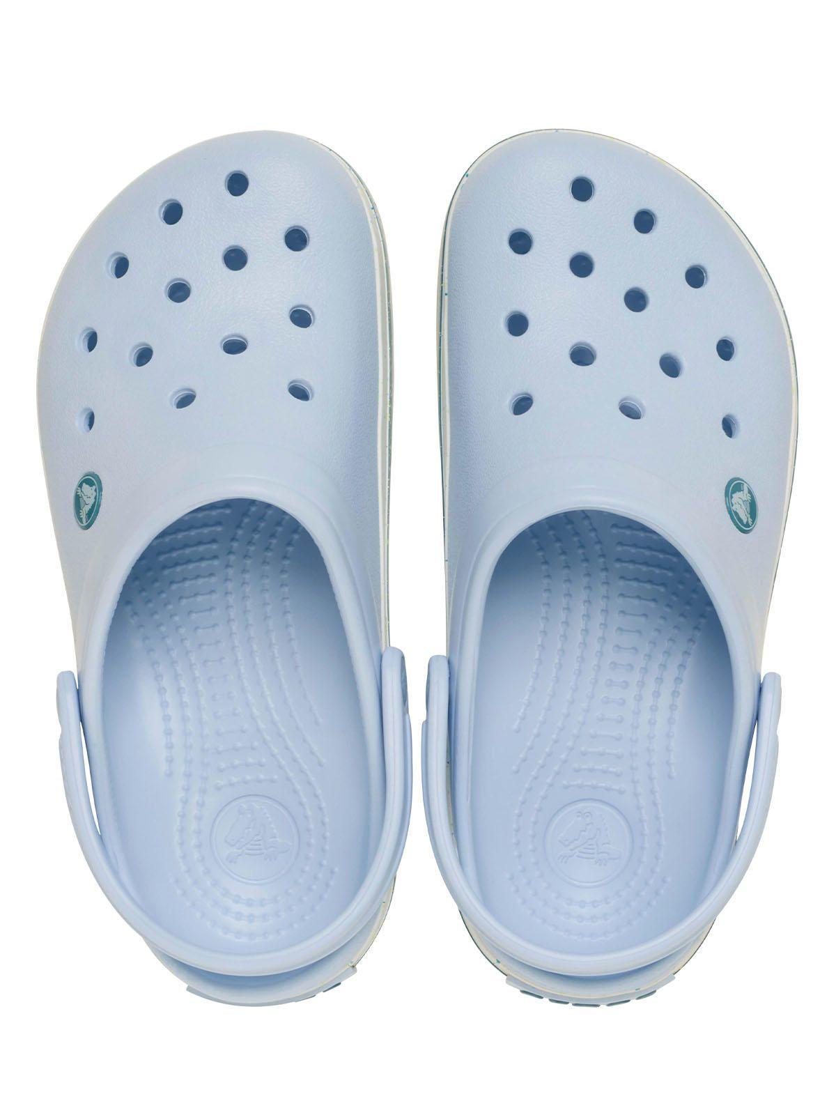 Zueco Crocs Mujer Crocband Celeste Pastel-3