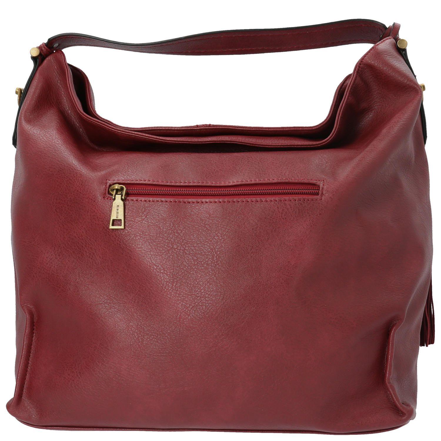 Cartera Elaine Hobo Burdeo Mujer-2