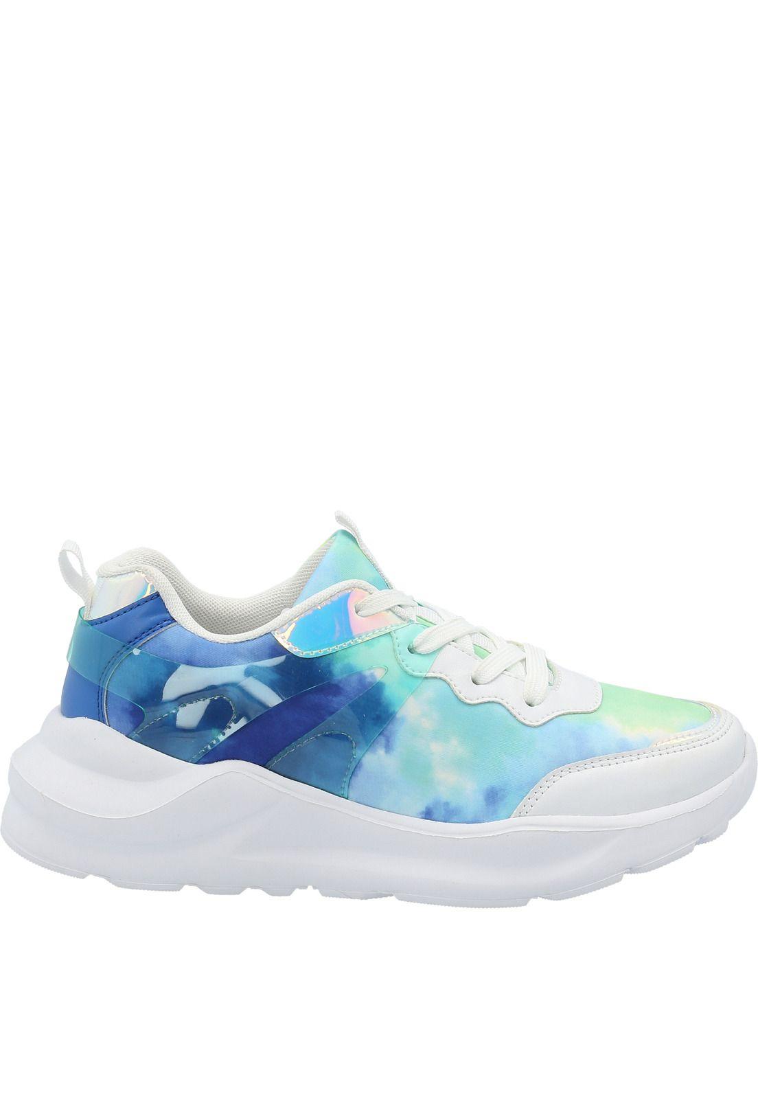 Zapatilla Mujer Dorothy Celeste Multicolor-1