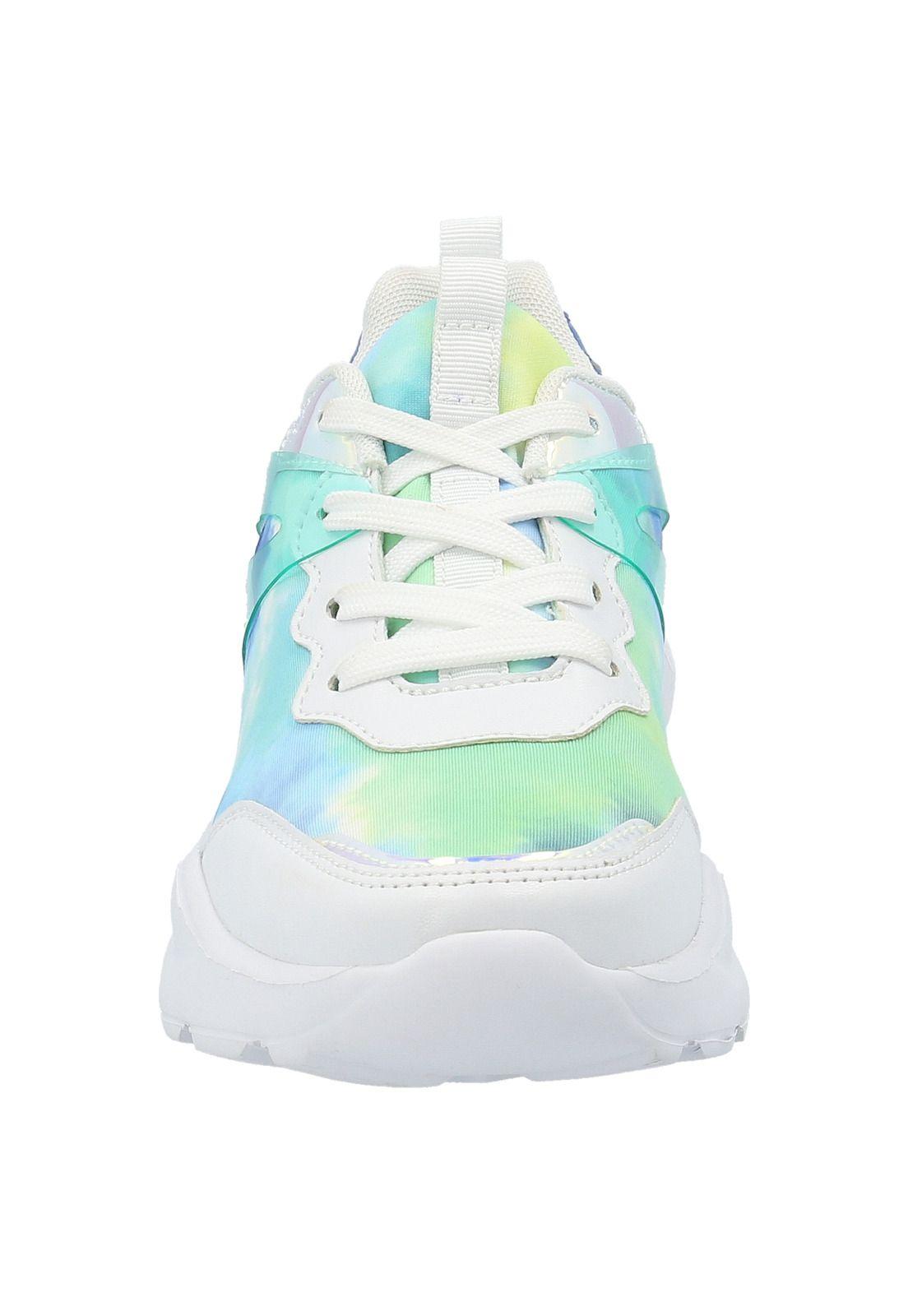 Zapatilla Mujer Dorothy Celeste Multicolor-2