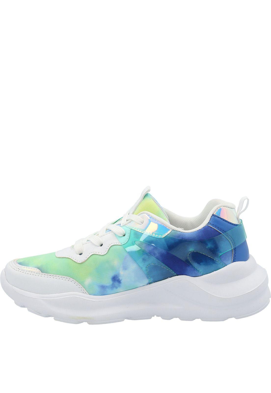 Zapatilla Mujer Dorothy Celeste Multicolor-4