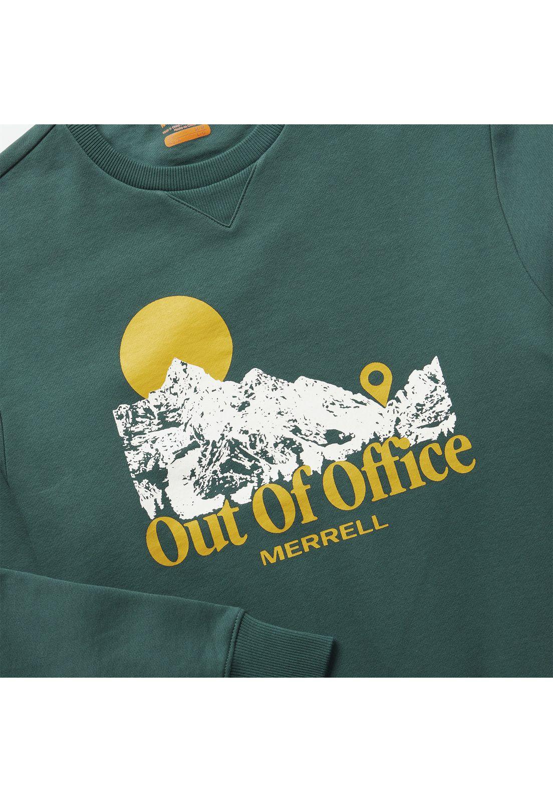 Polerón Hombre Out Of Office Crew Azul-1