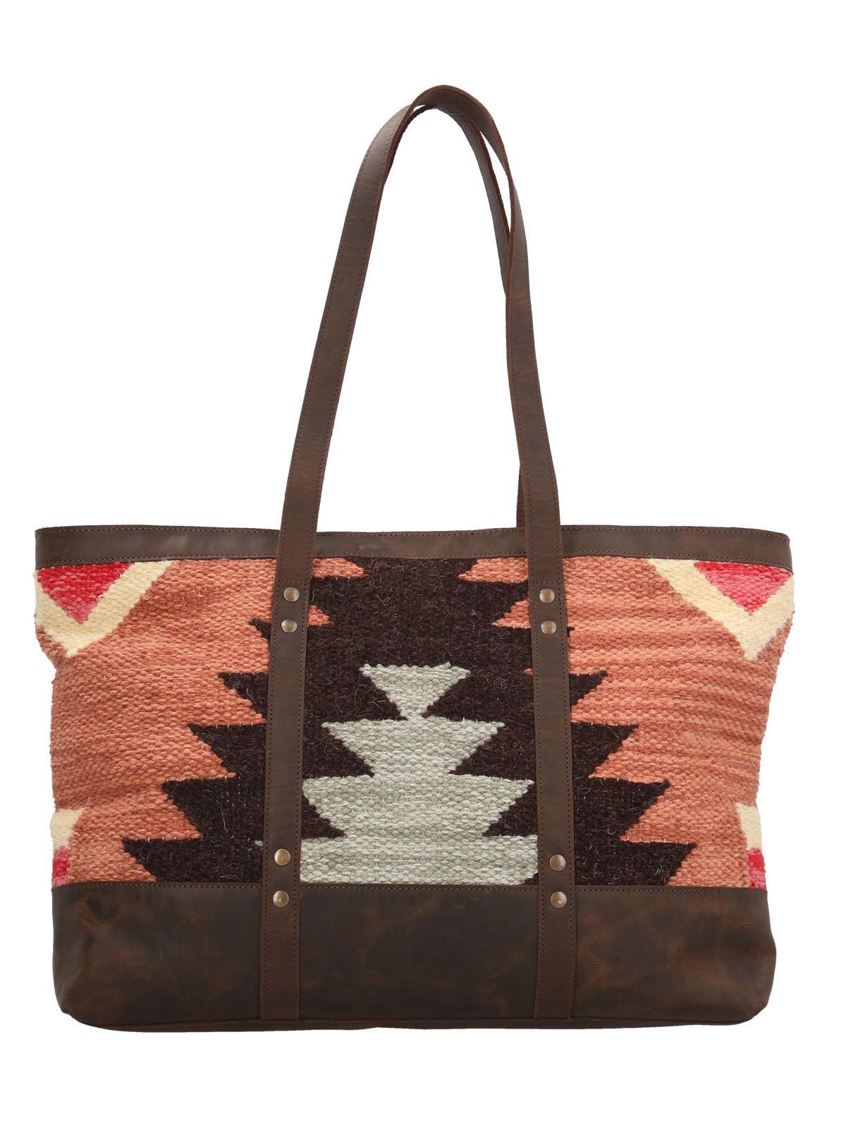 Cartera Cuero Mujer Kl Amal Tote Multicolor-2