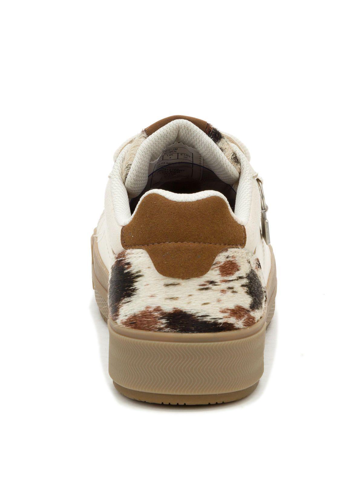 Zapatilla Mujer Imply Stack Beige-5