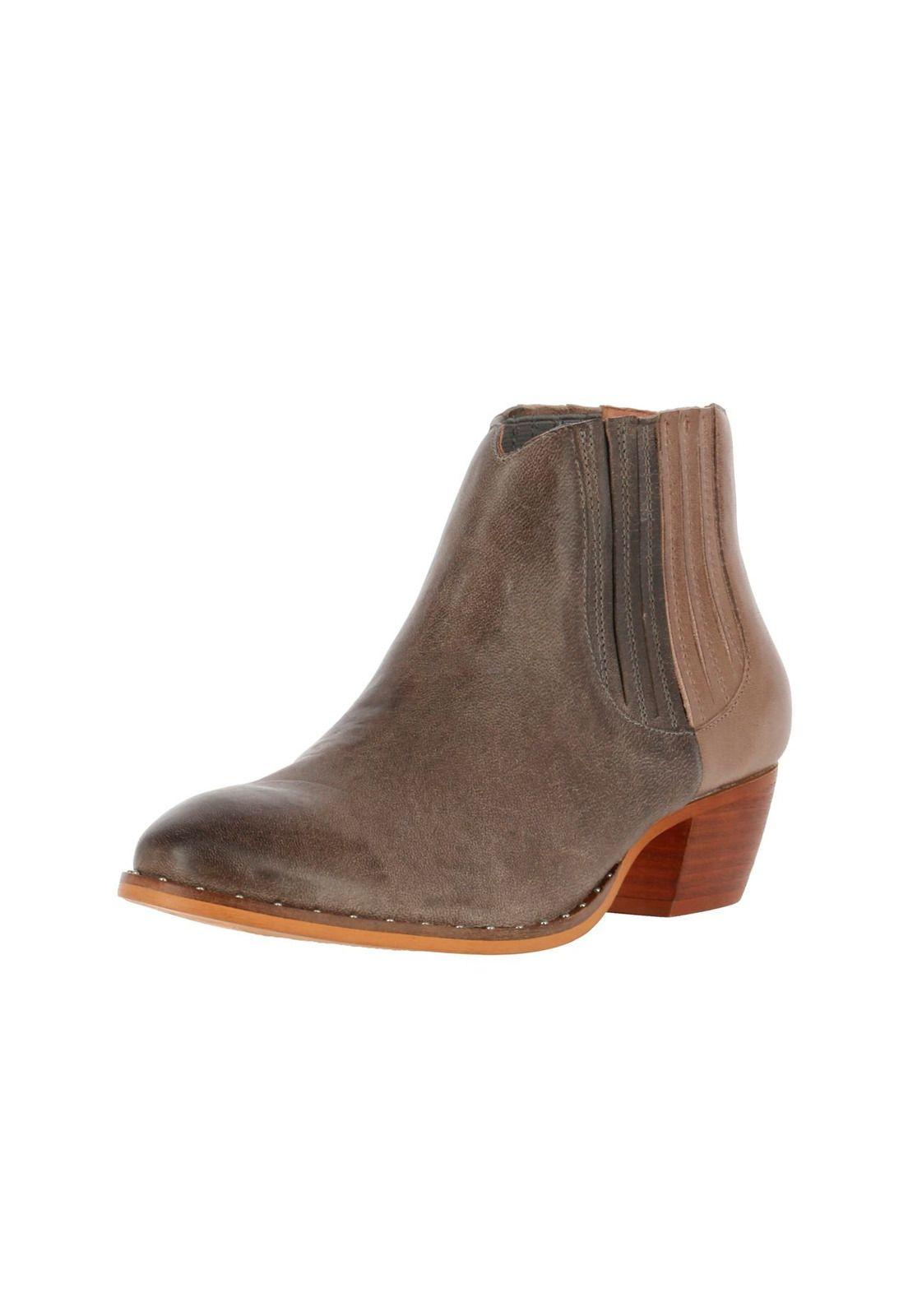 Botin Cuero Western Taupe-1