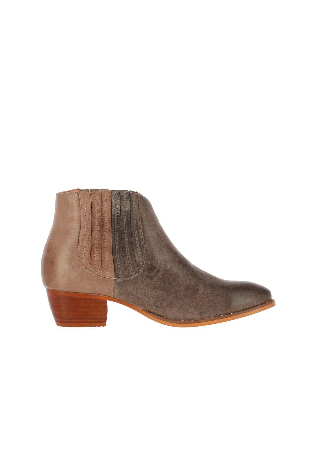 Botin Cuero Western Taupe-3