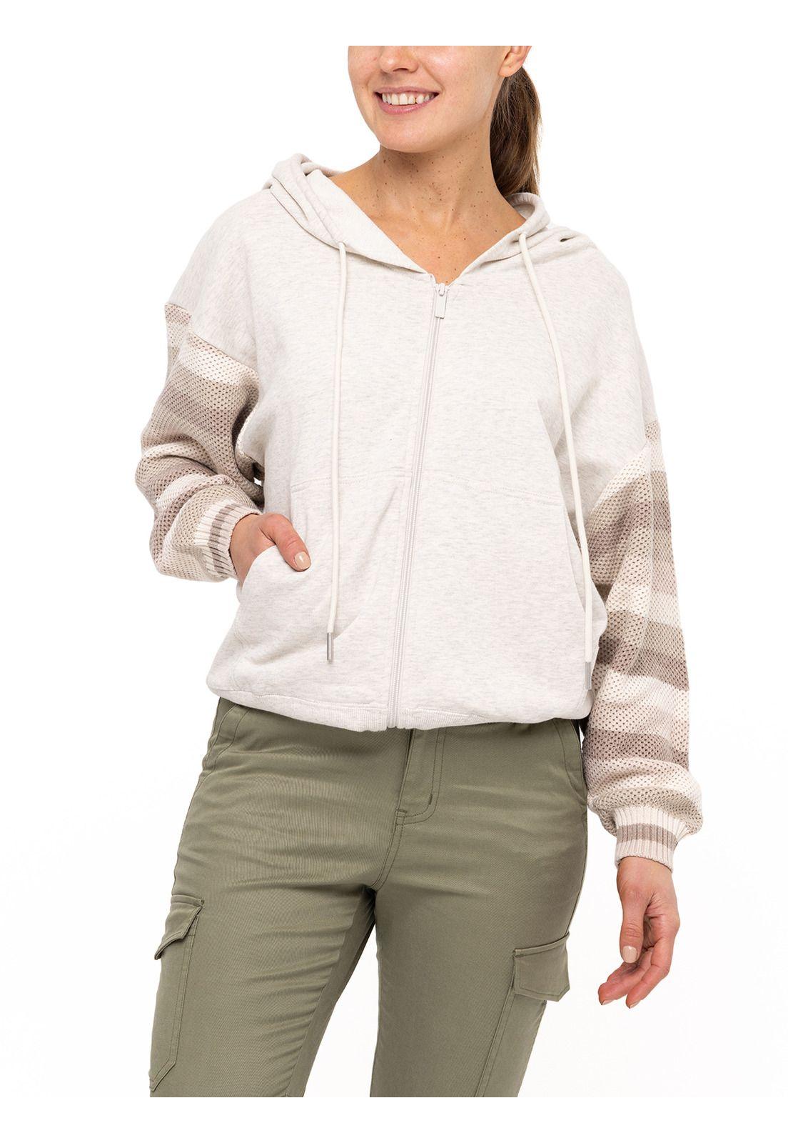 Polerón Algodón Orgánico Este Beige Mujer-4