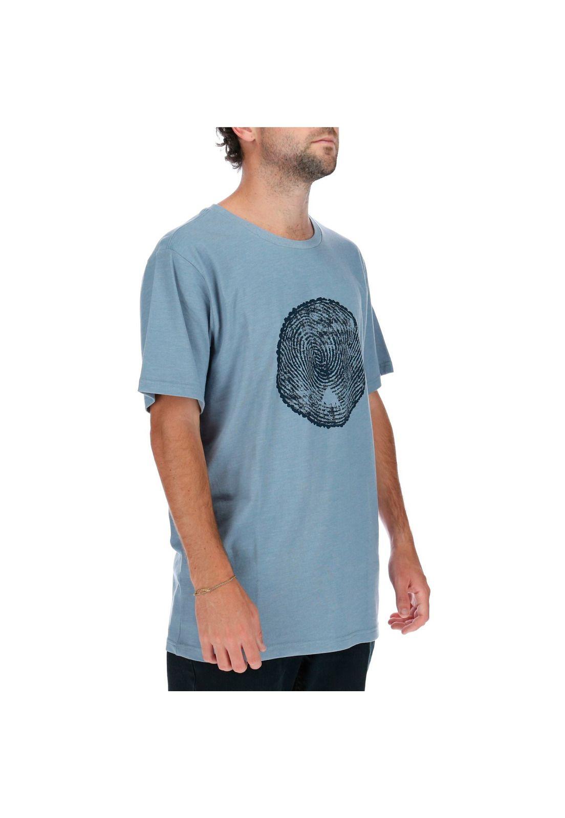 Polera M/C  Hombre Treeboard Azul-3