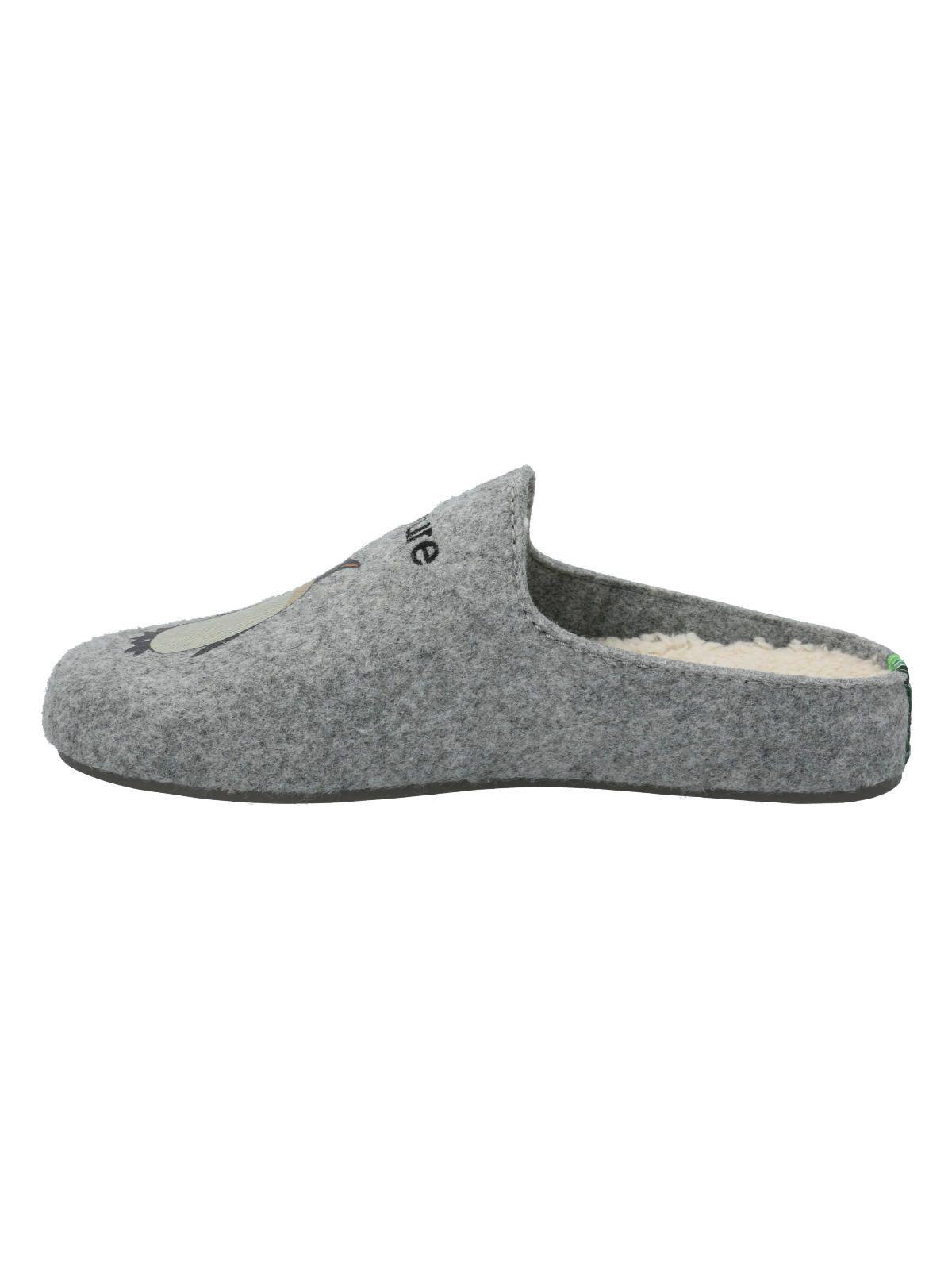 Pantufla Unisex Slipper Penguin Gris-7