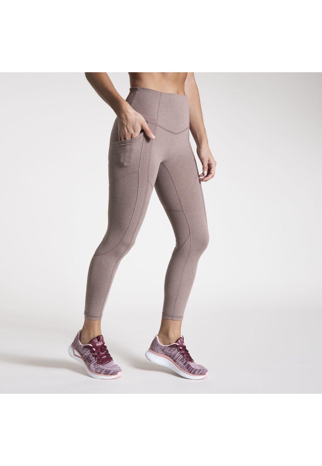 Calzas Mujer Hr Ankle W/Pocket Burdeo-0
