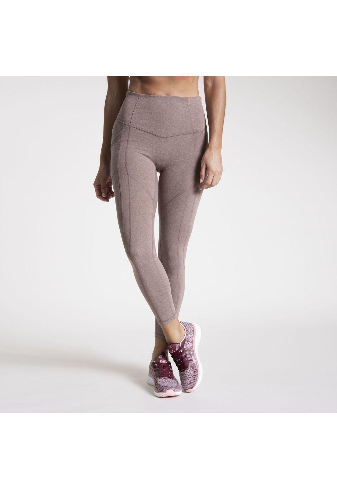 Calzas Mujer Hr Ankle W/Pocket Burdeo-1