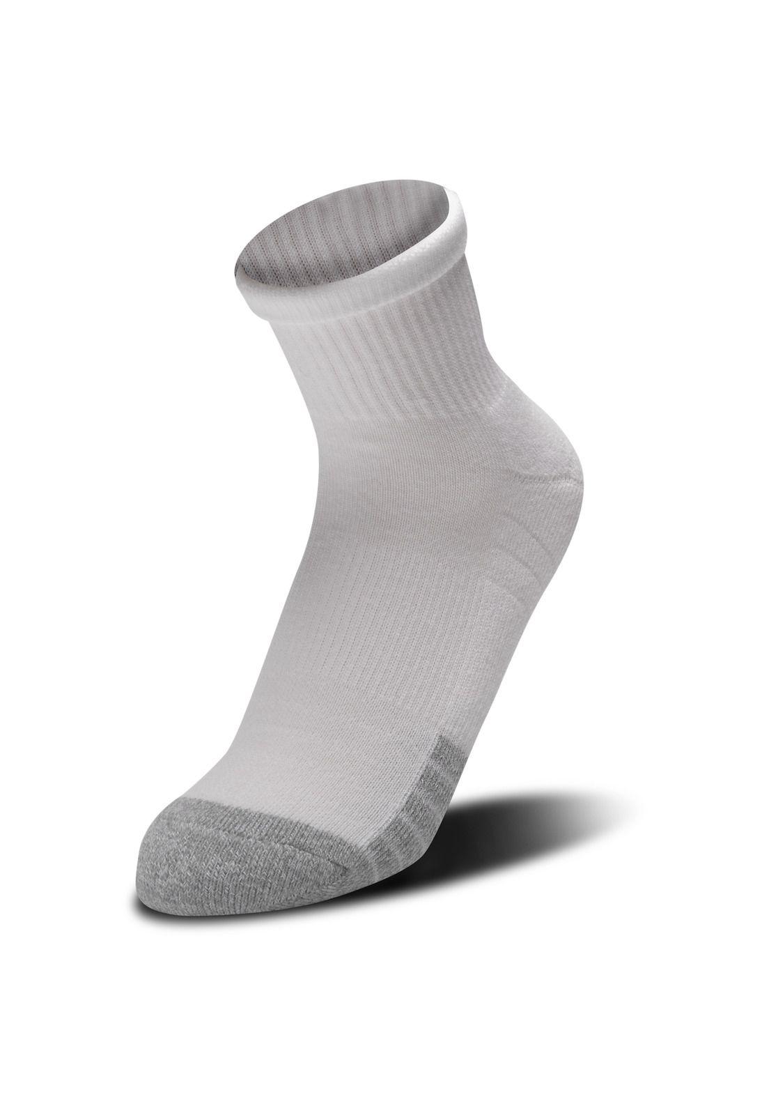 Calcetín Heatgear Quarter 3Pk Blanco-5