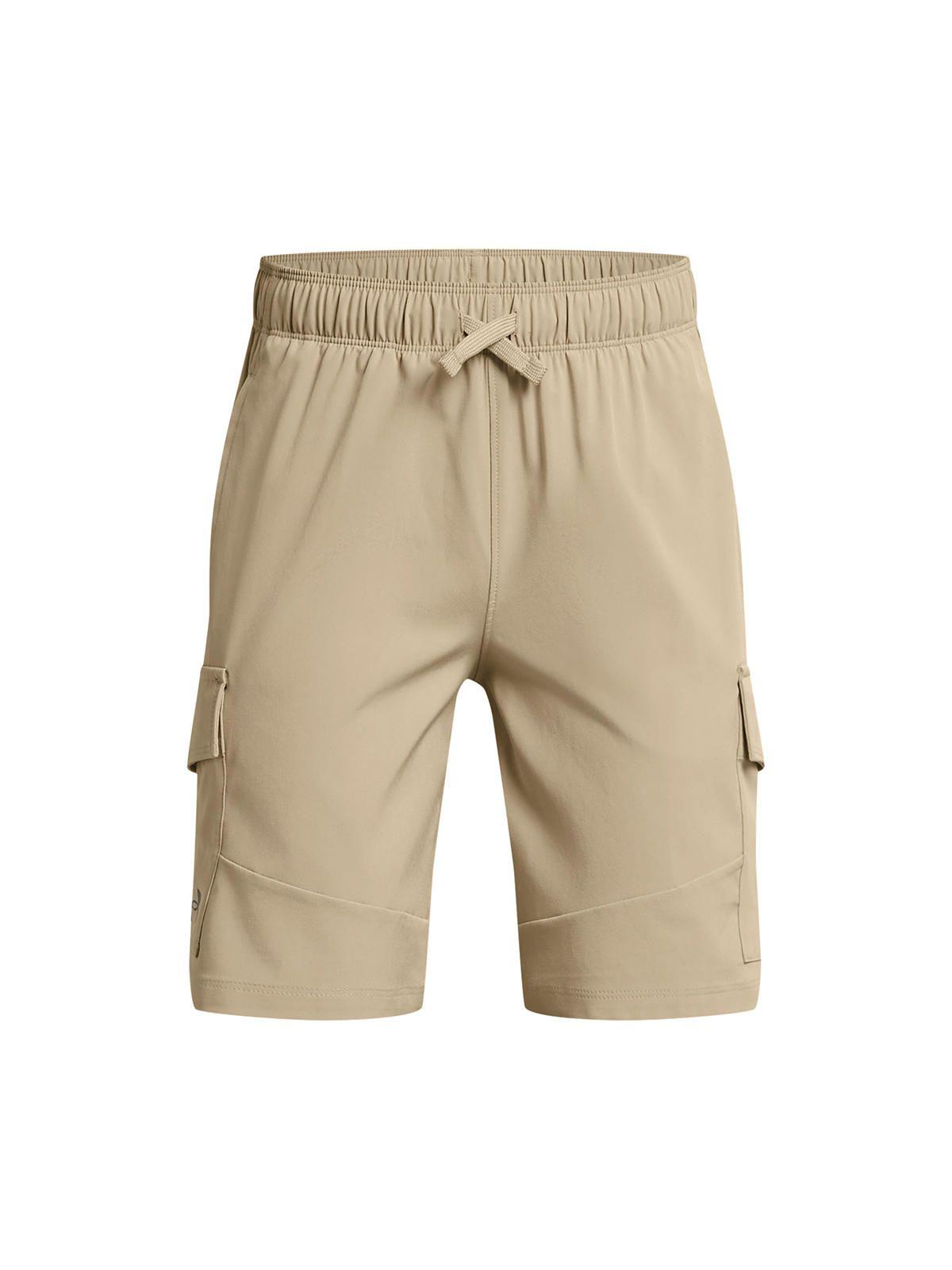 Shorts Cargo UA Tech para Niño Café-0