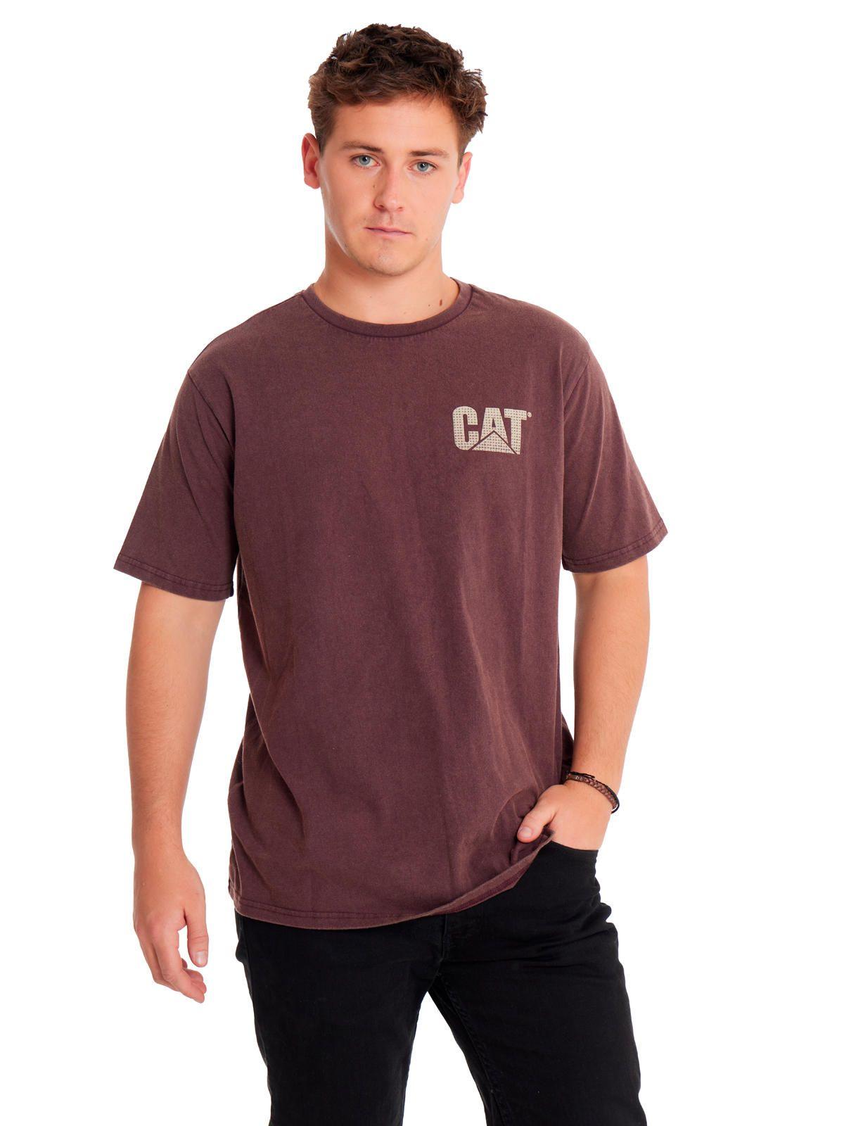 Polera Manga Corta Unisx Herit Unif HW Wash Burdeo-0