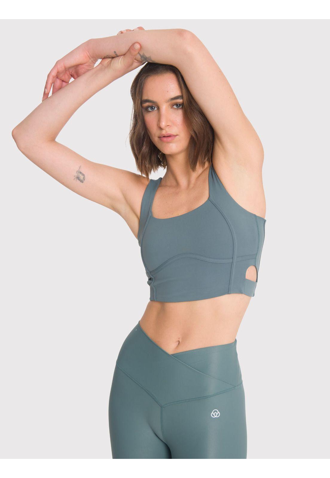 Peto deportivo Mujer Crop Top Pro Verde-0