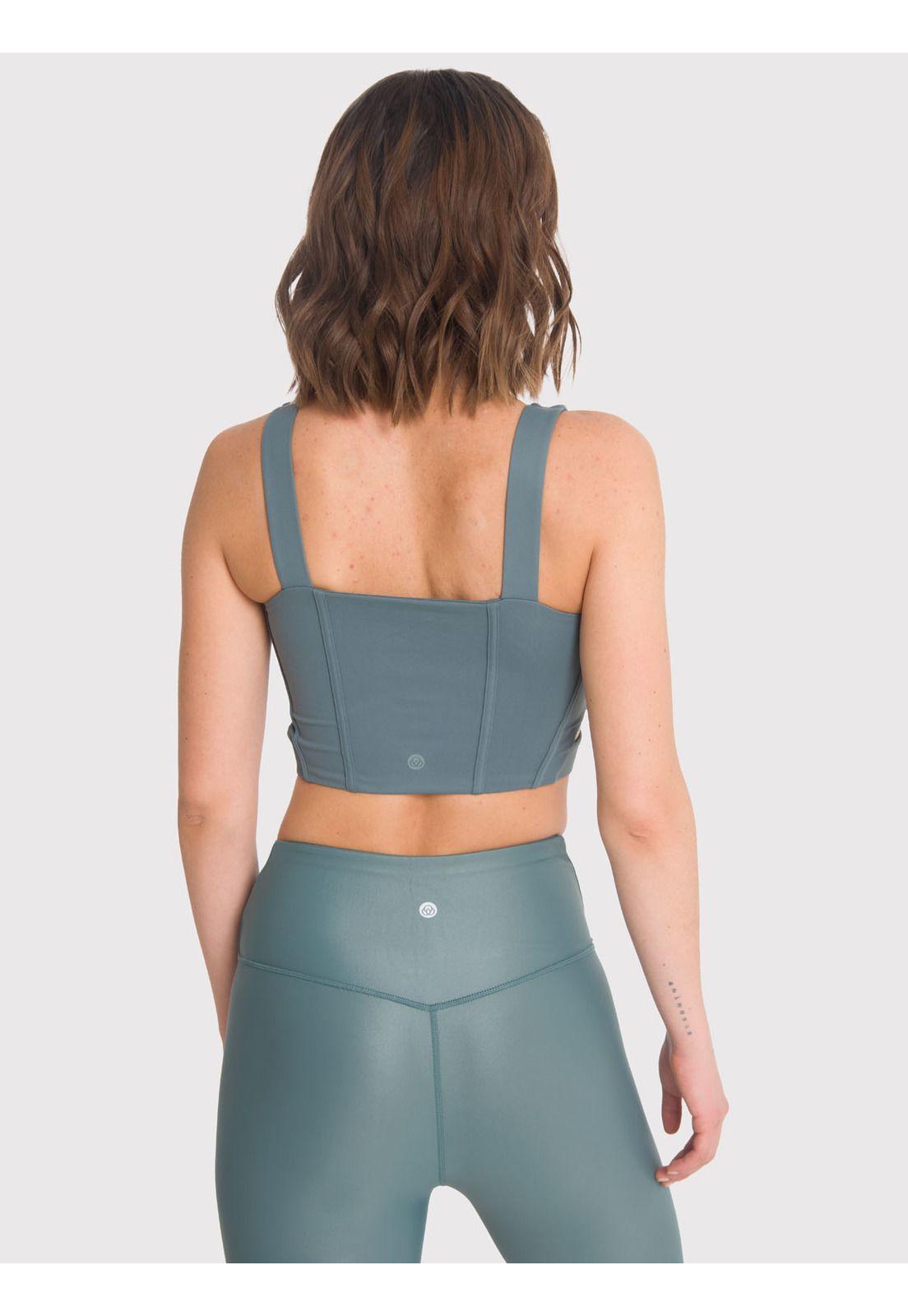 Peto deportivo Mujer Crop Top Pro Verde-1