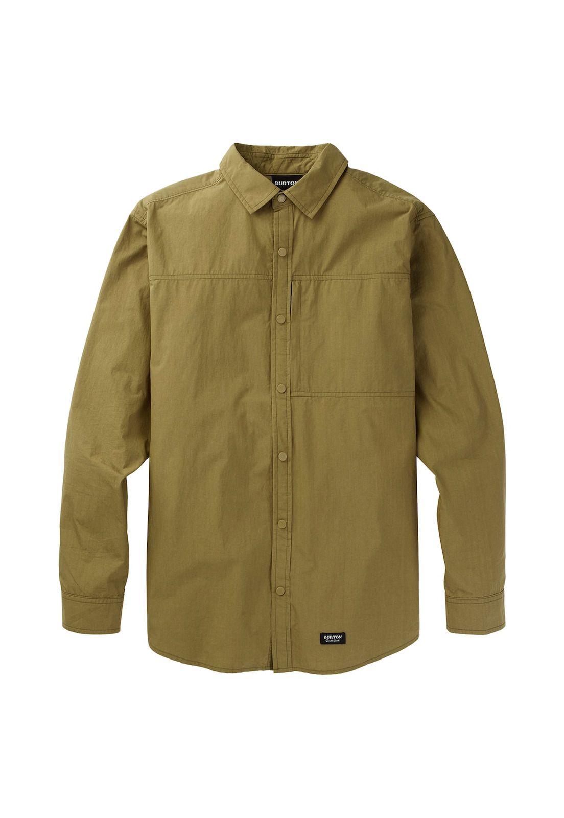 Camisa M/L Hombre M Ridge Shirt Verde Burton-0